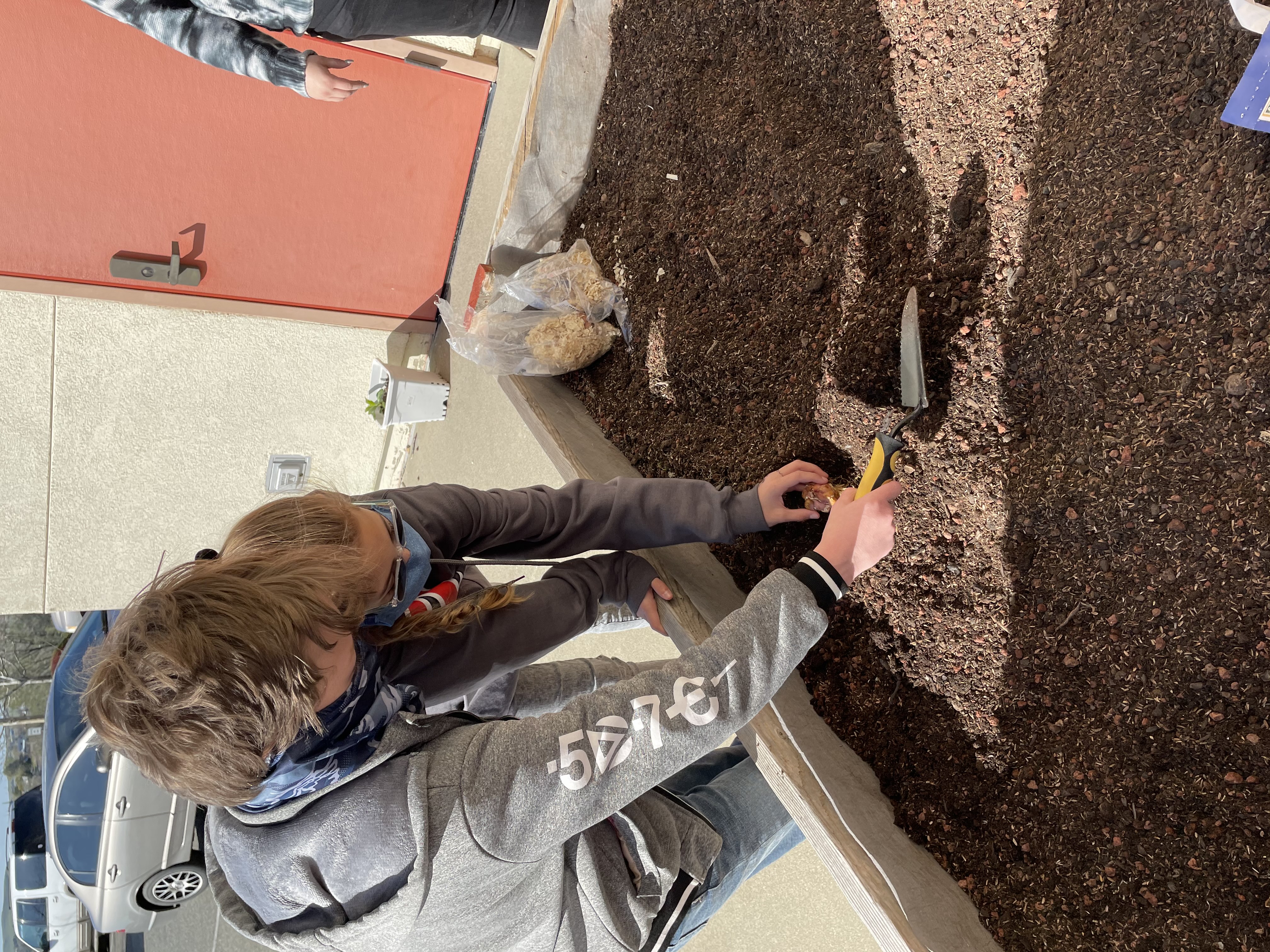 ASP Students Hard at Work Planting