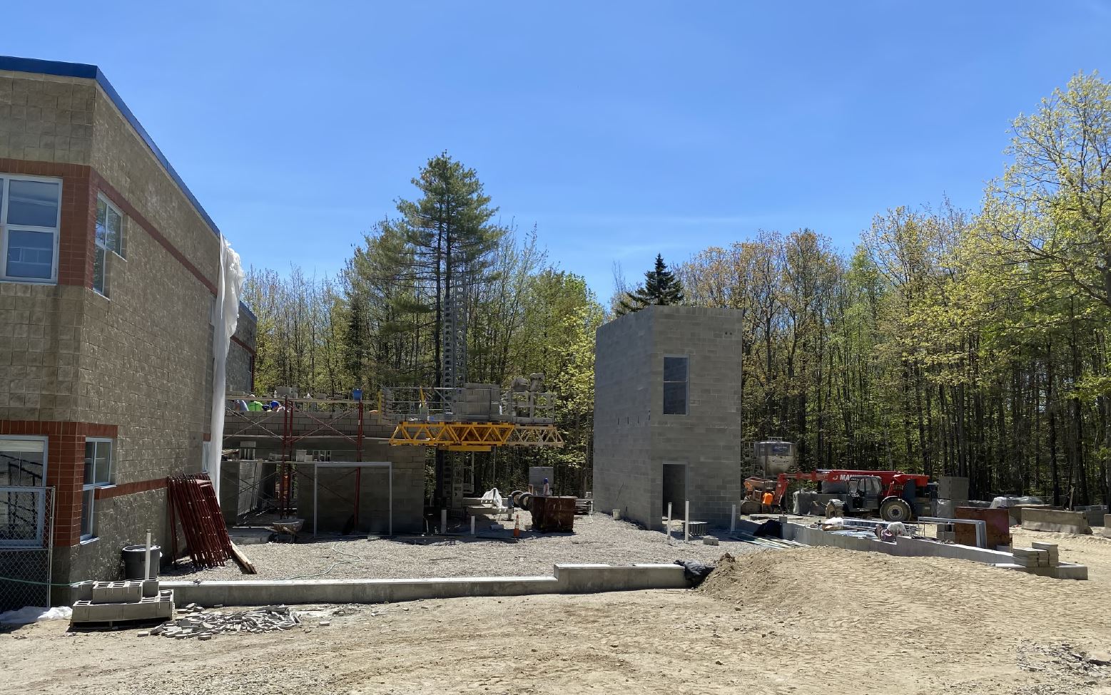 photo of construction work