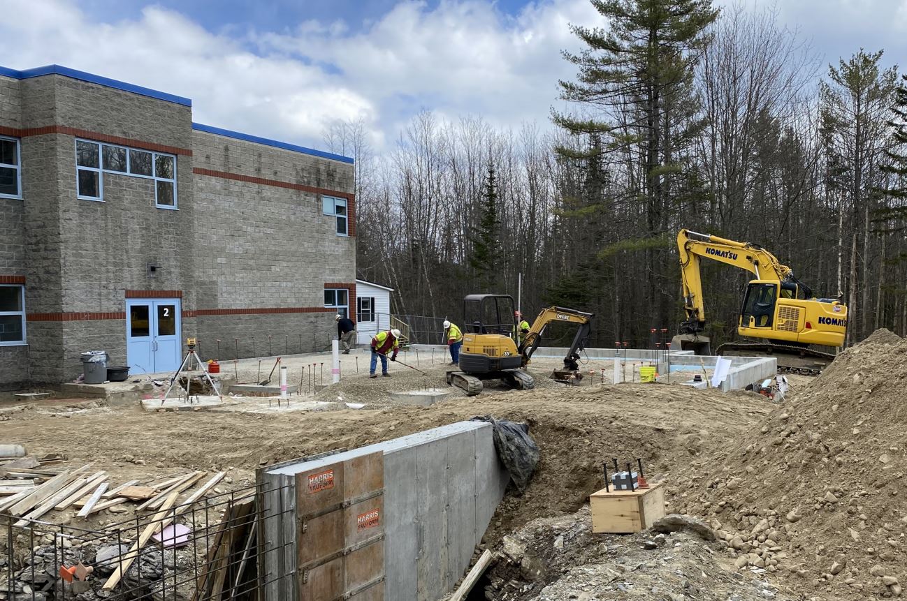photo of construction work