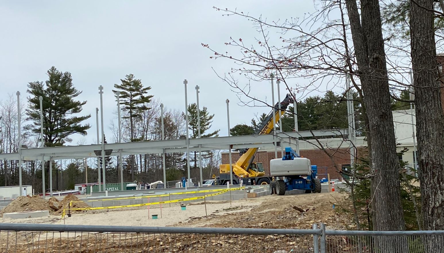 photo of construction work