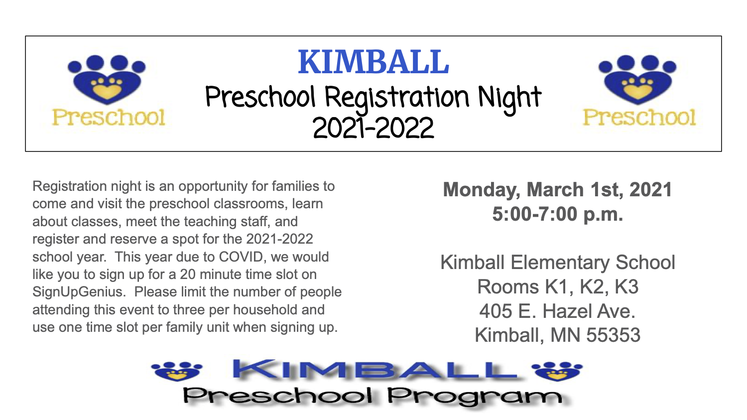 Registration night