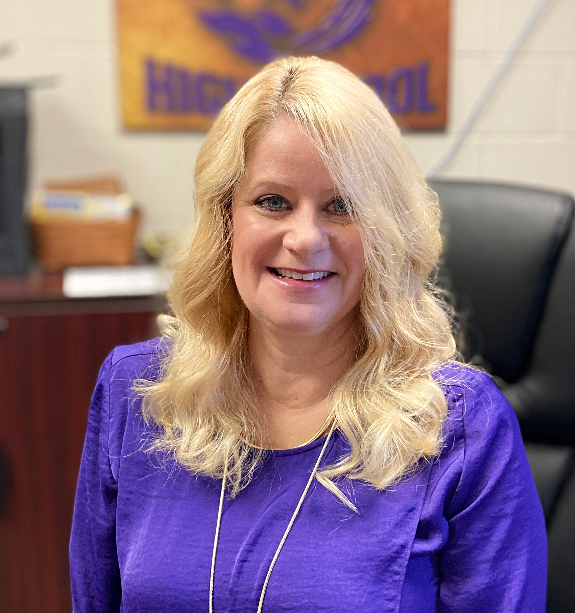 High School Principal Mrs Joy Mason