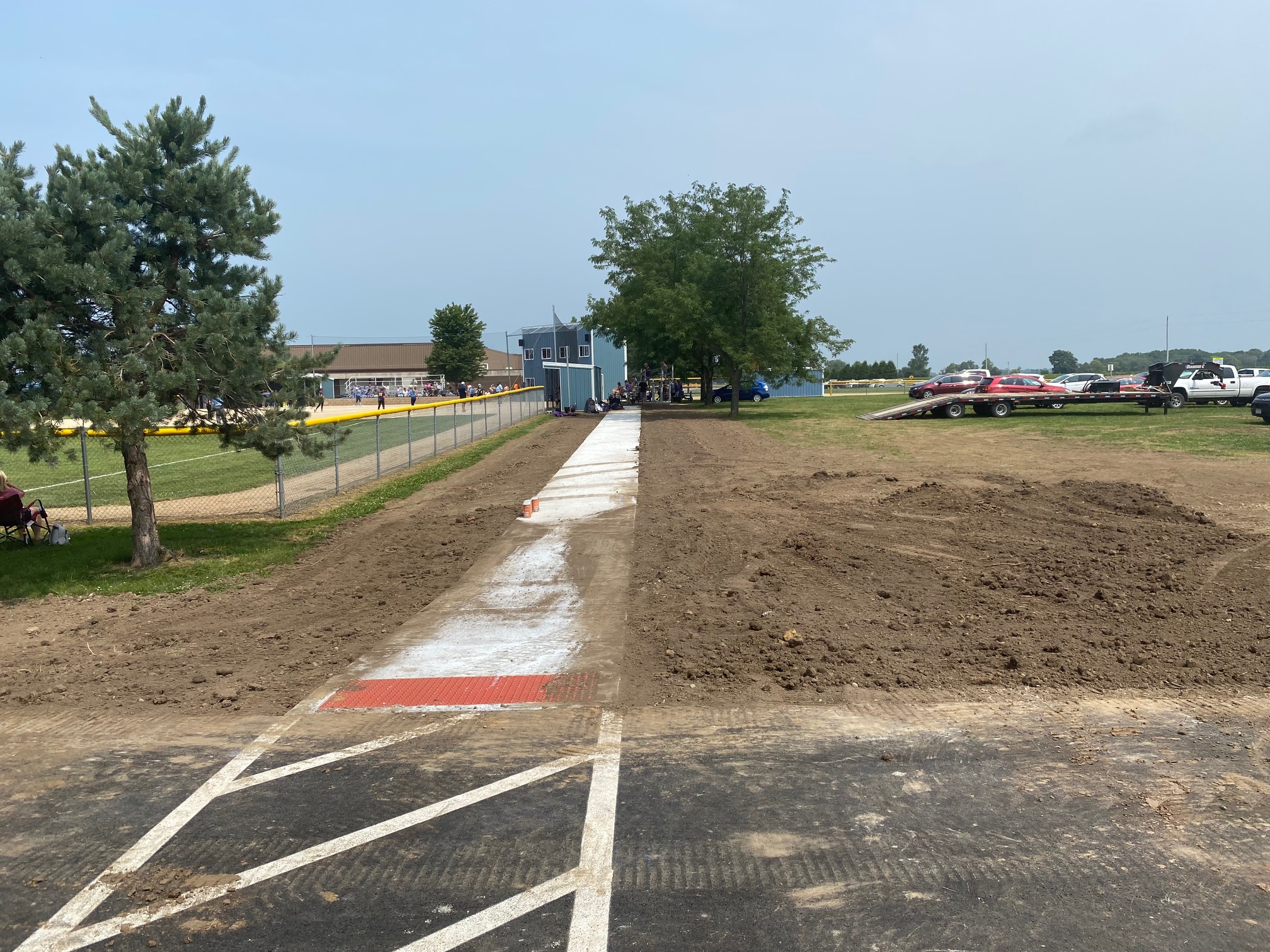 Sidewalk to Softball