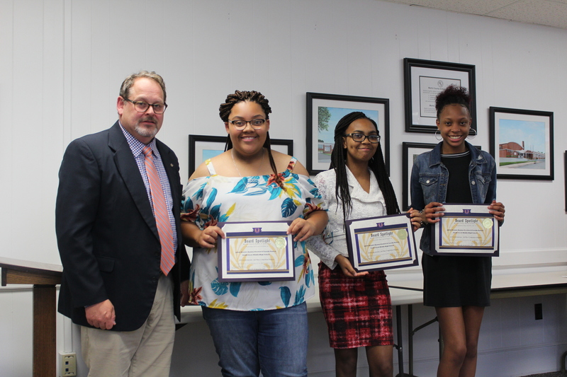2nd Place eCybermission Competition Winners: Jailah Bryant, Ayanna Overton & Cassidy Patrick. South Creek Middle/High School
