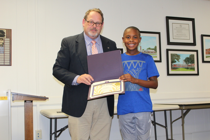 State Science Fair Participant: Tanner Patrick. South Creek Elementary