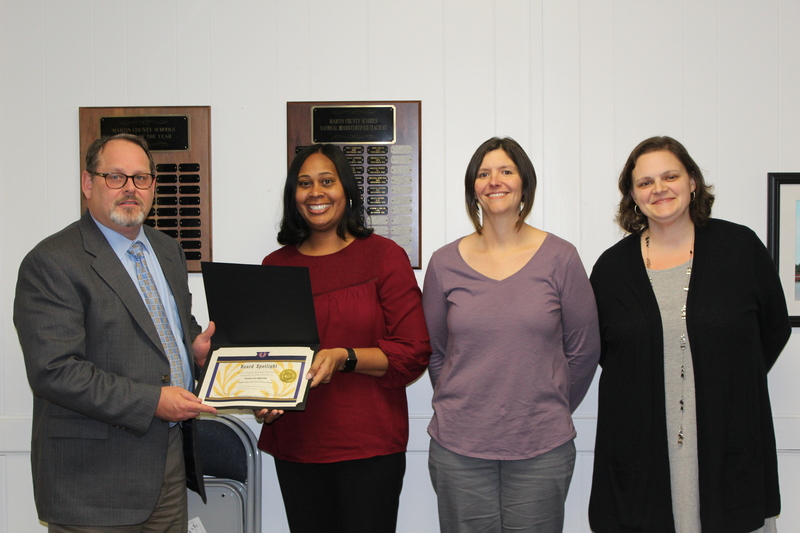 Camecia Spruill, Renee Wright & Jennifer Goodwin (JES): Highest Rated NC Star License Award