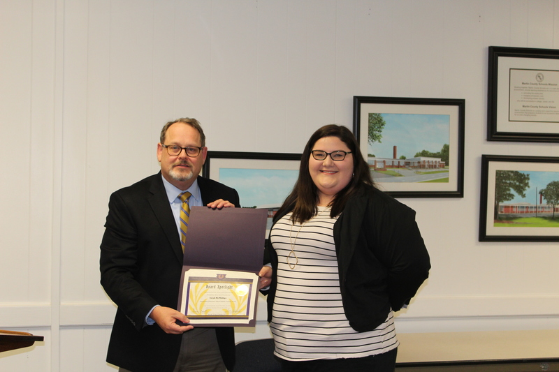 Sarah McPhillips, SCES Outstanding Elementary School Student Teaching Award