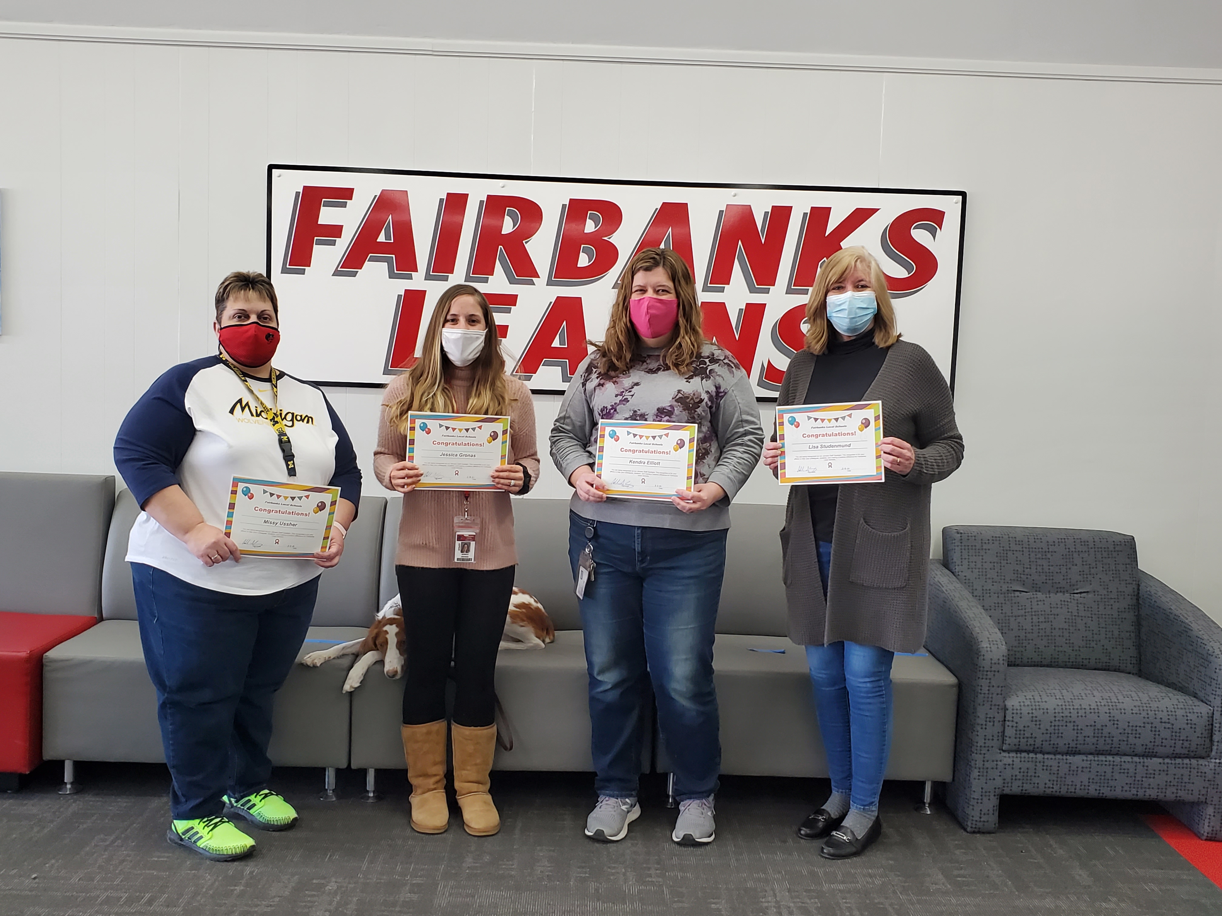 MISSY USSHER, JESSICA GRONAS, KENDRA ELLIOTT, LISA STUDENMUND