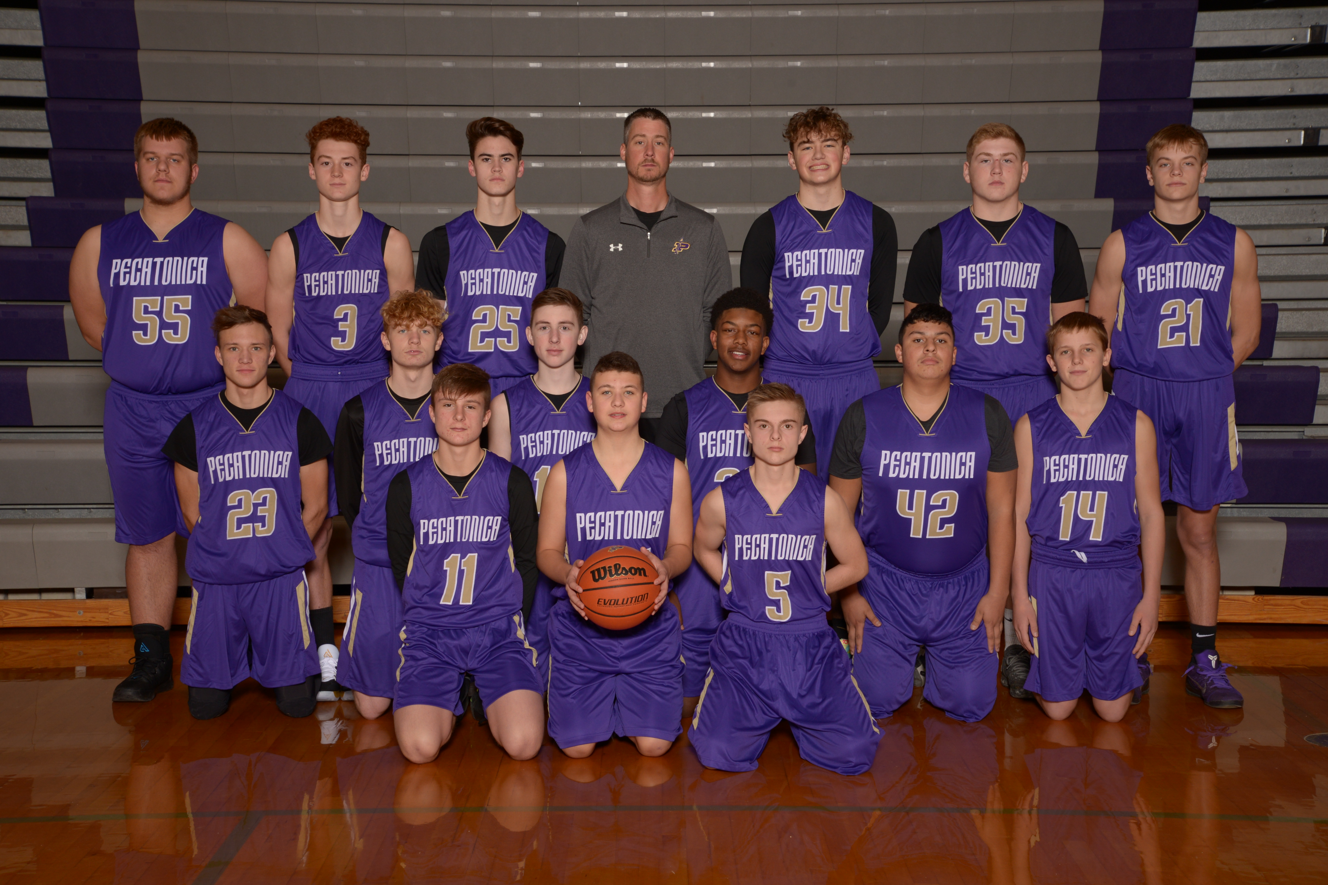 Photo of the Freshman Basketball Boys Team