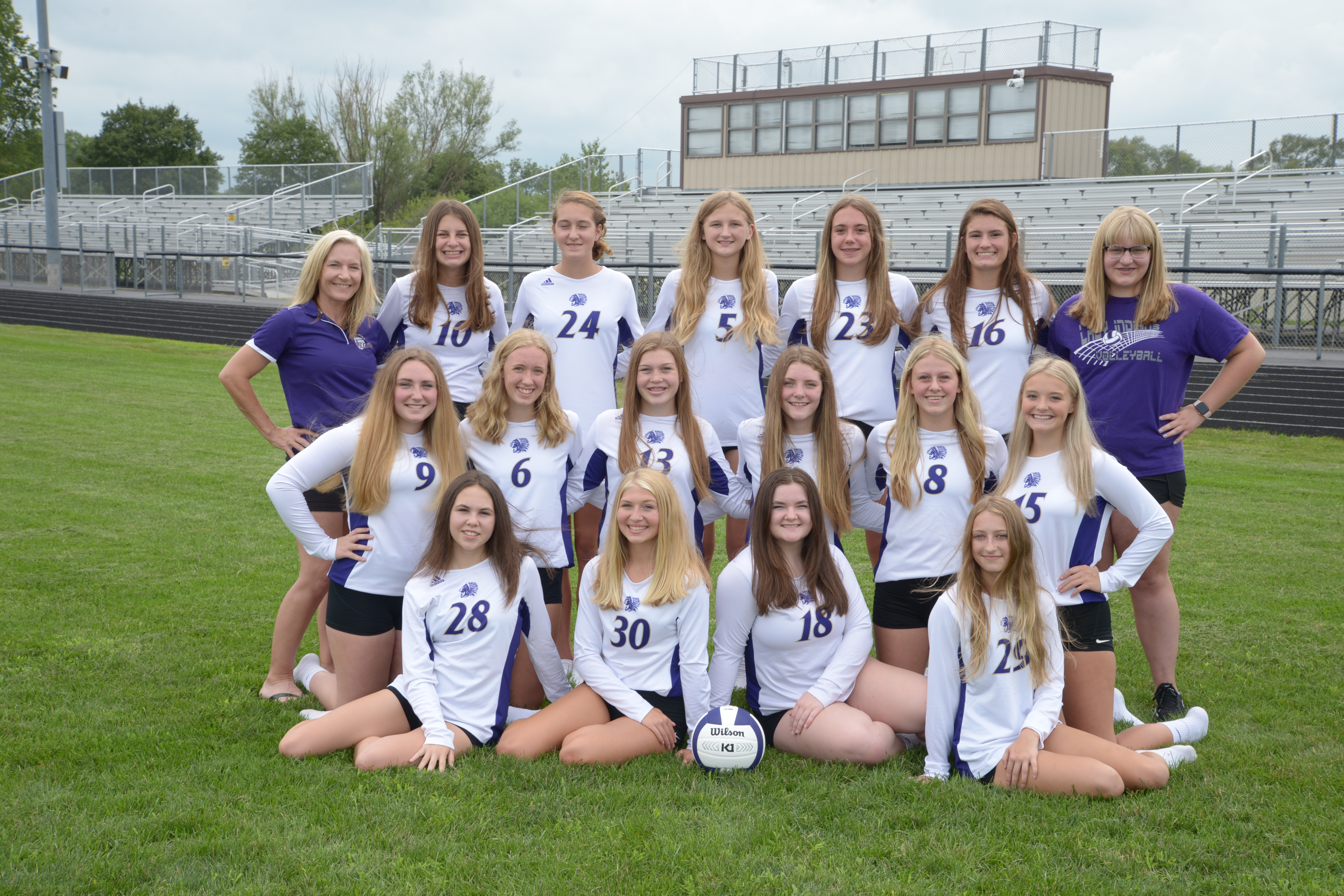Photo of the Junior Varsity Pecatonica Volleyball 2021-2022 Team