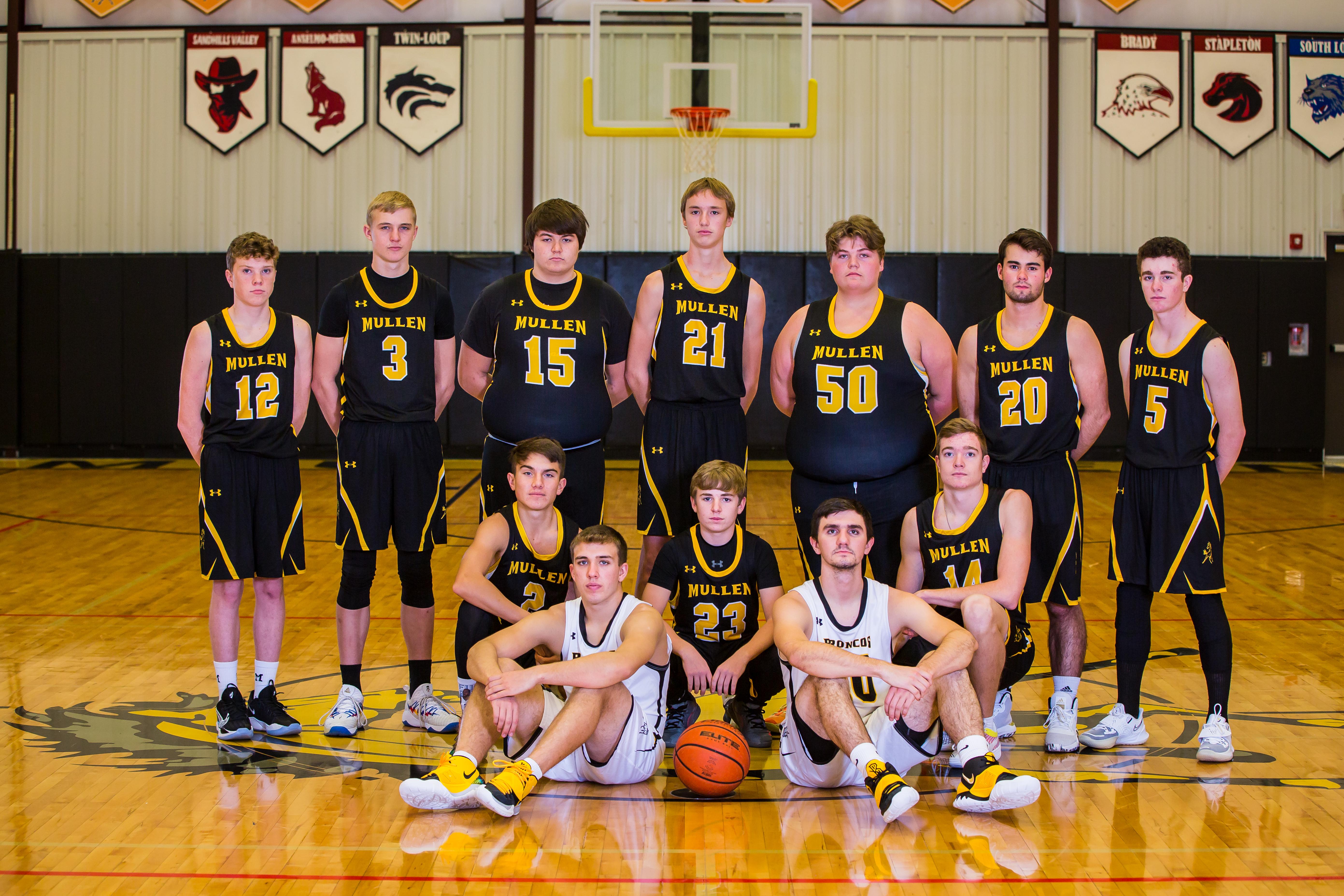 Picture of the Mullen Boys Basketball