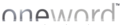 one word logo