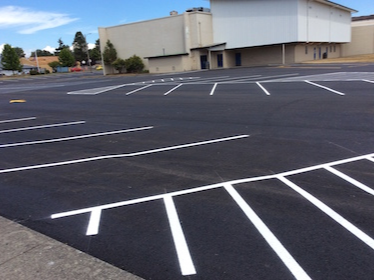 The Middle School Gym Parking Lot