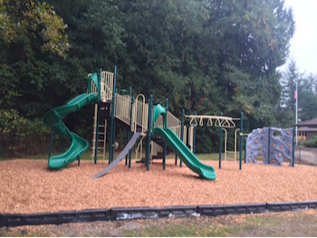 new playground at Point Roberts Primary School
