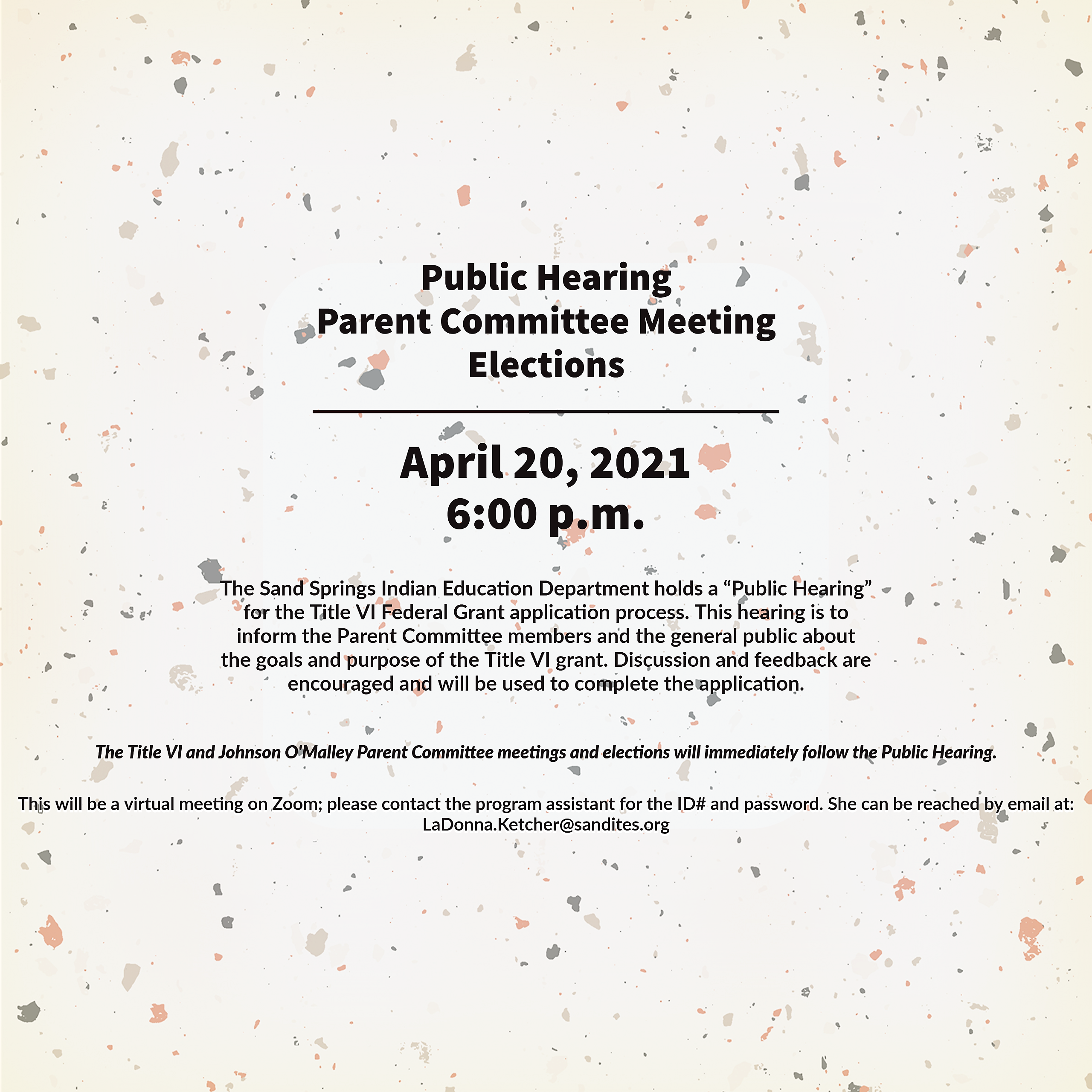 Public Hearing 2021