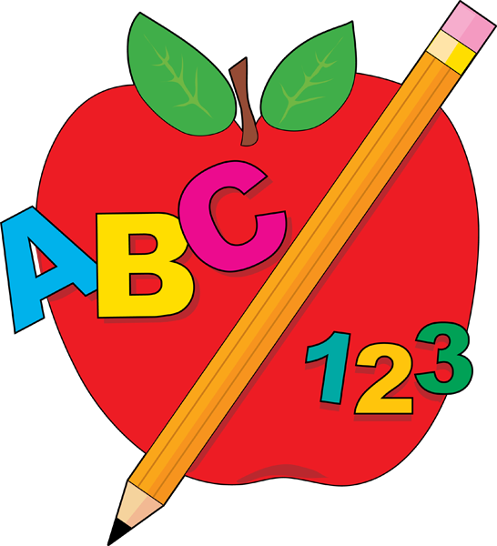 School Apple Clipart