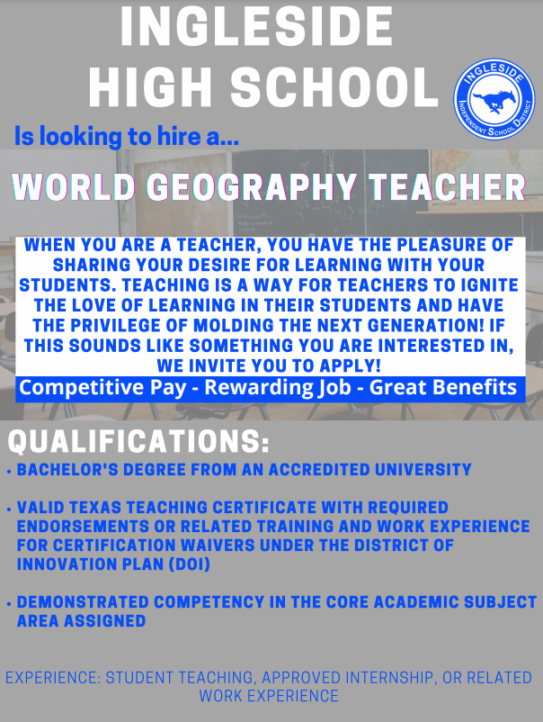 Current Openings Ingleside ISD