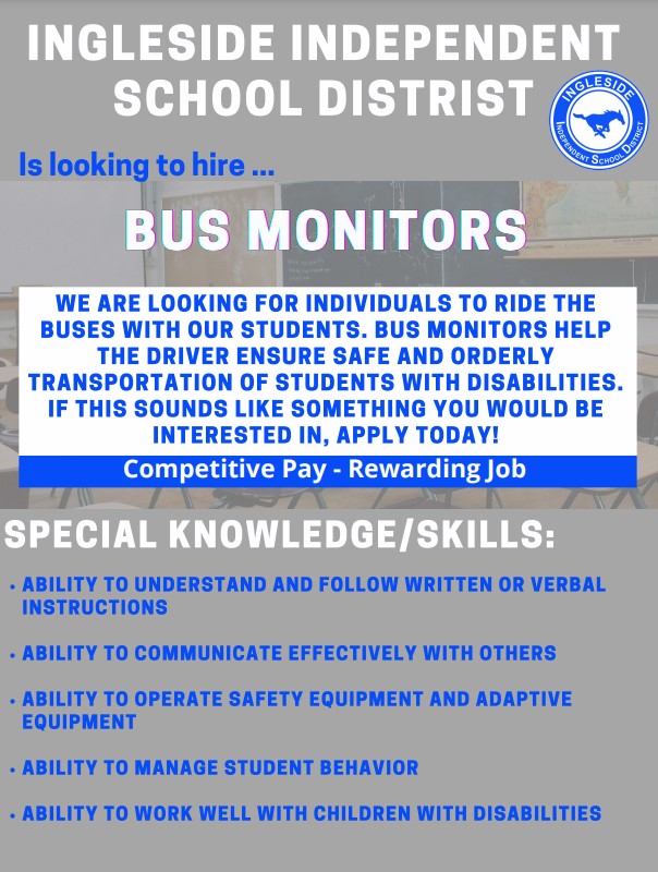 Current Openings Ingleside ISD