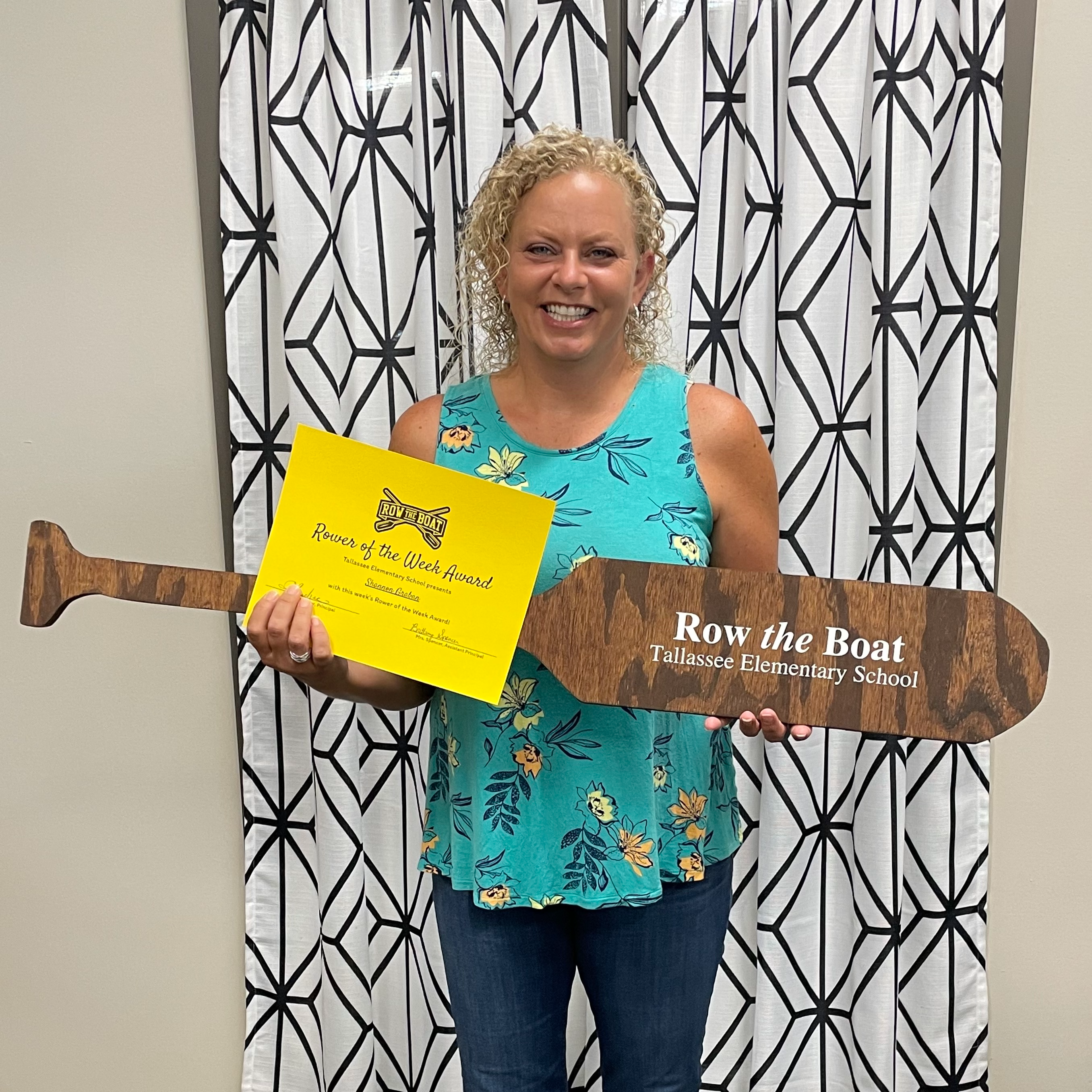 Mrs. Graban - Rower of the Week