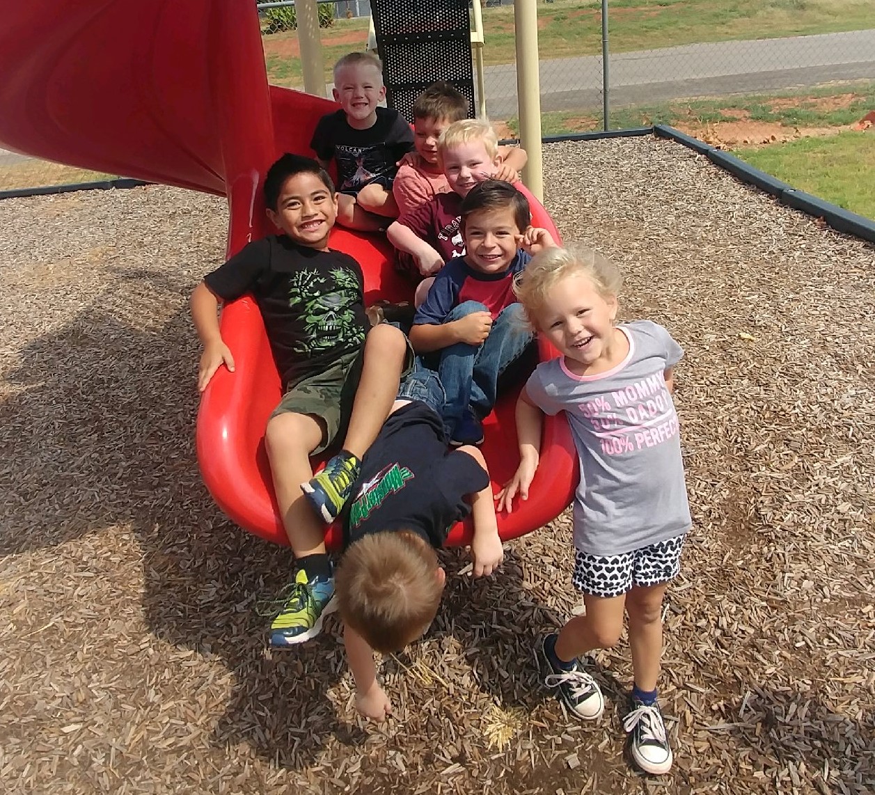 Enjoying recess