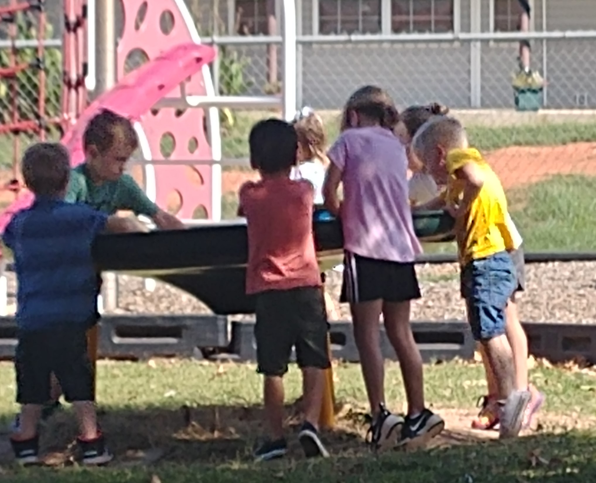 Enjoying recess