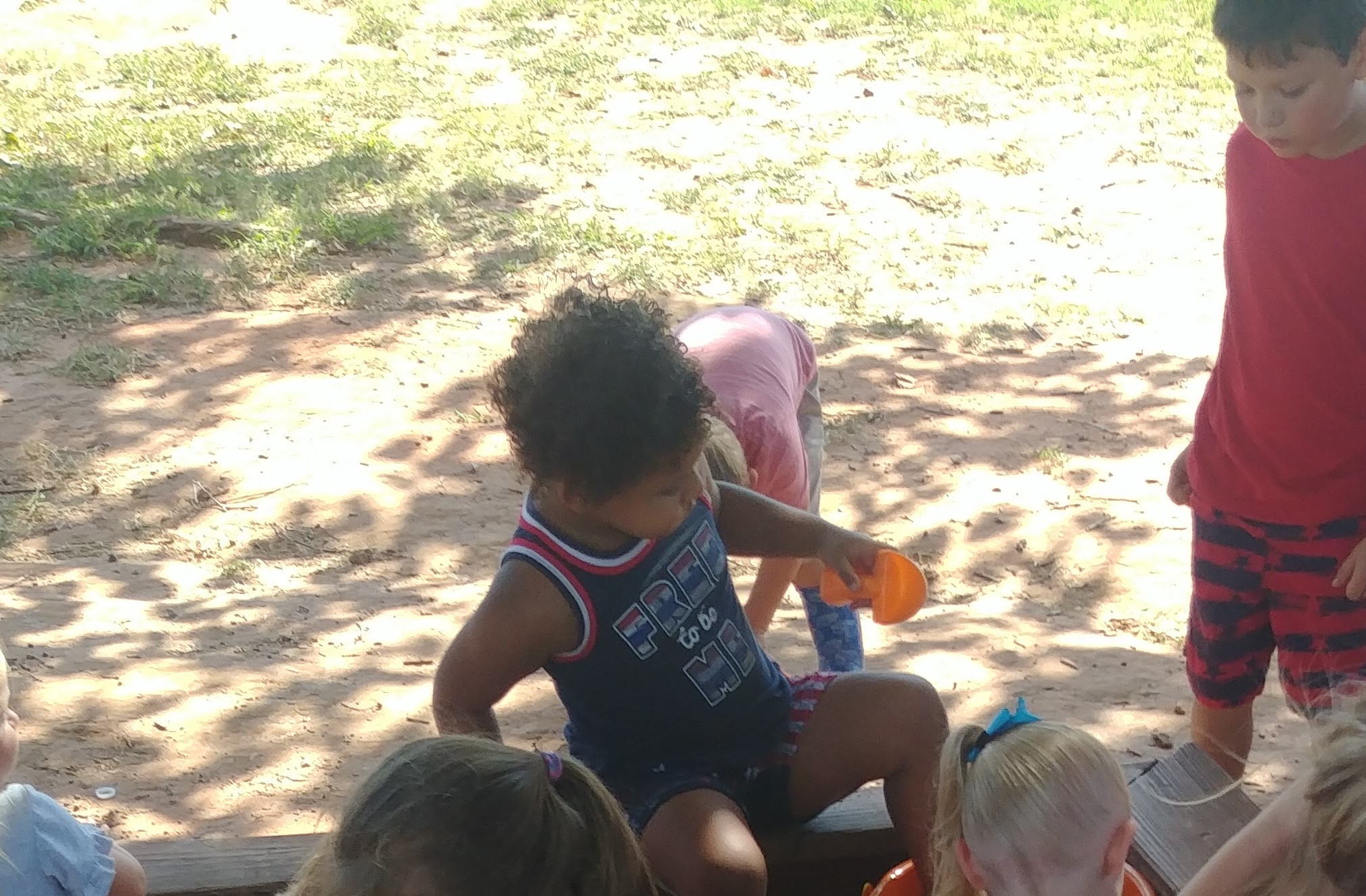 Enjoying recess