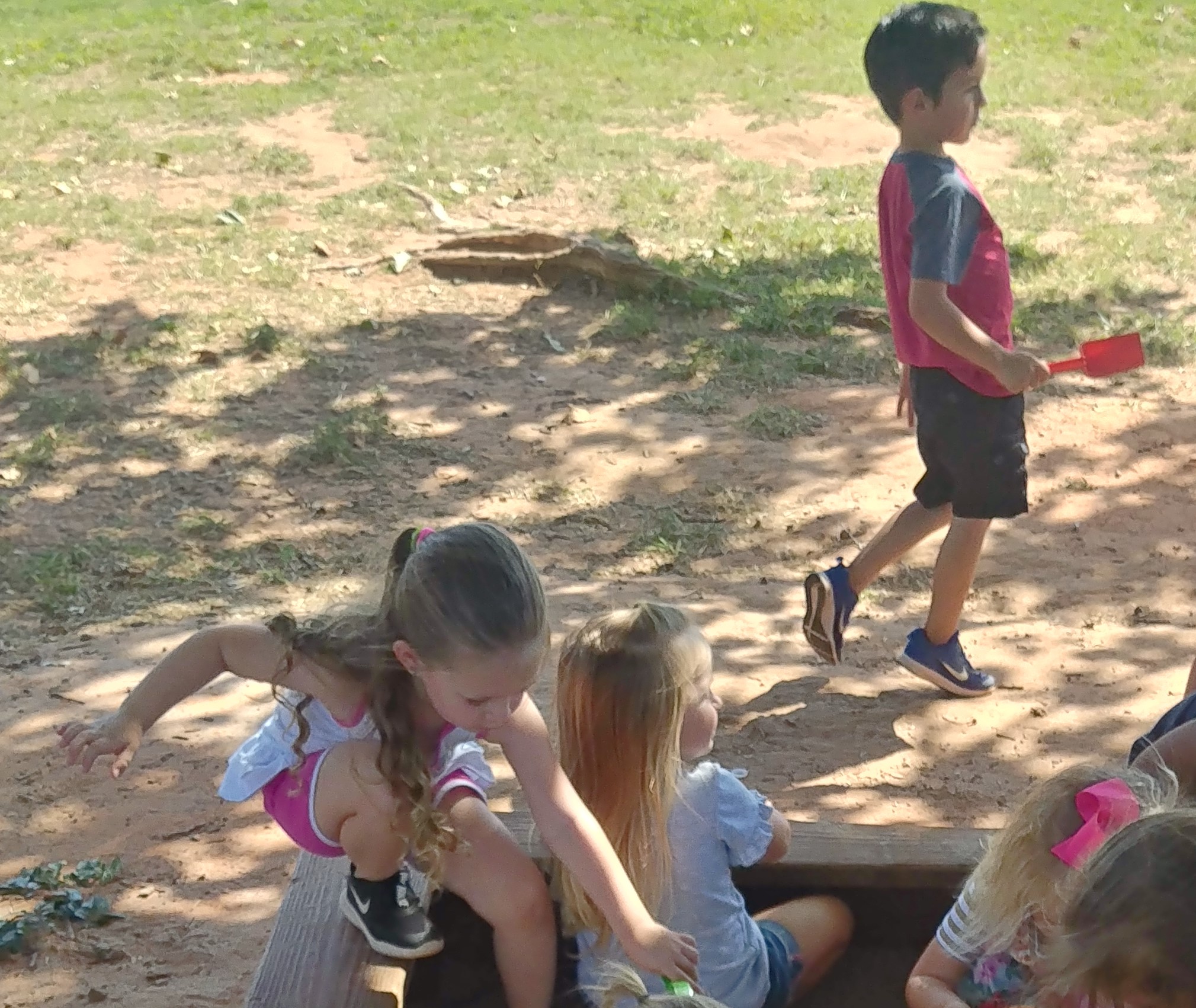 Enjoying recess