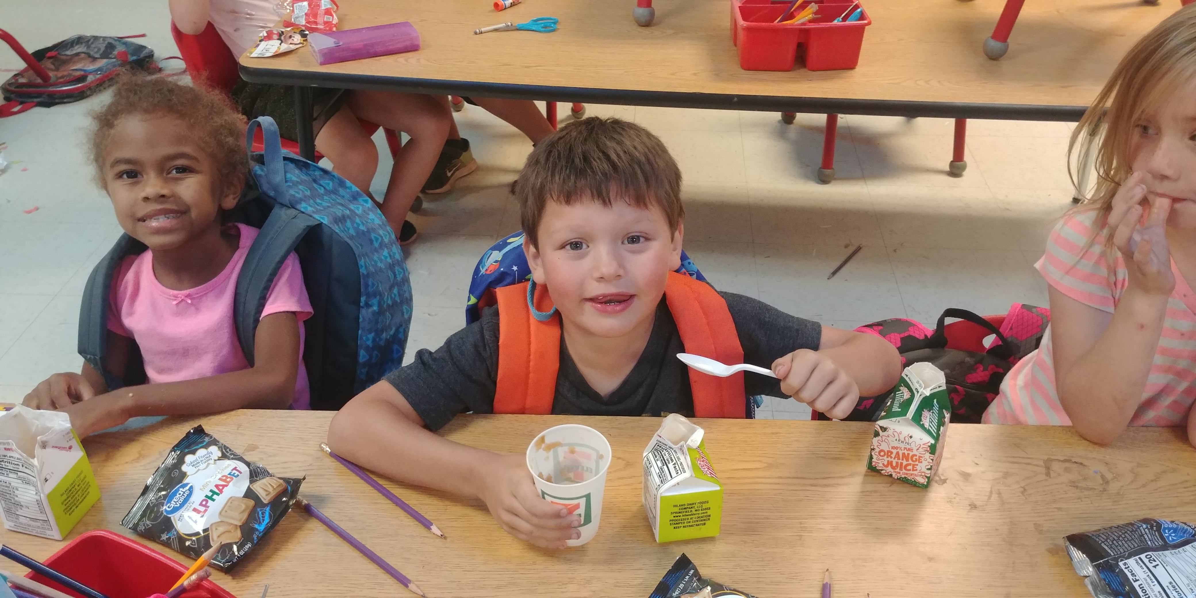 Enjoying recess