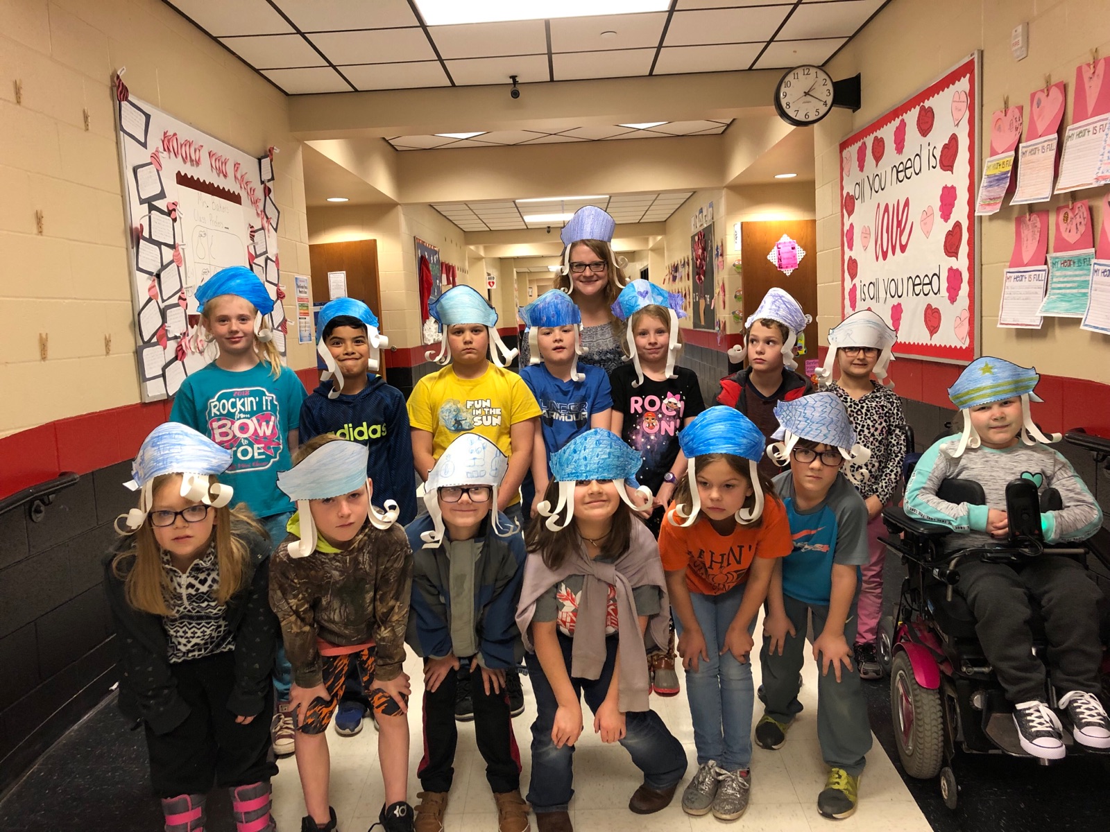 2nd Graders as George Washington