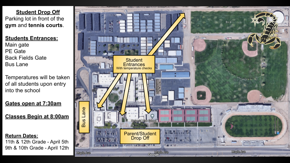 Hybrid Student Entrances