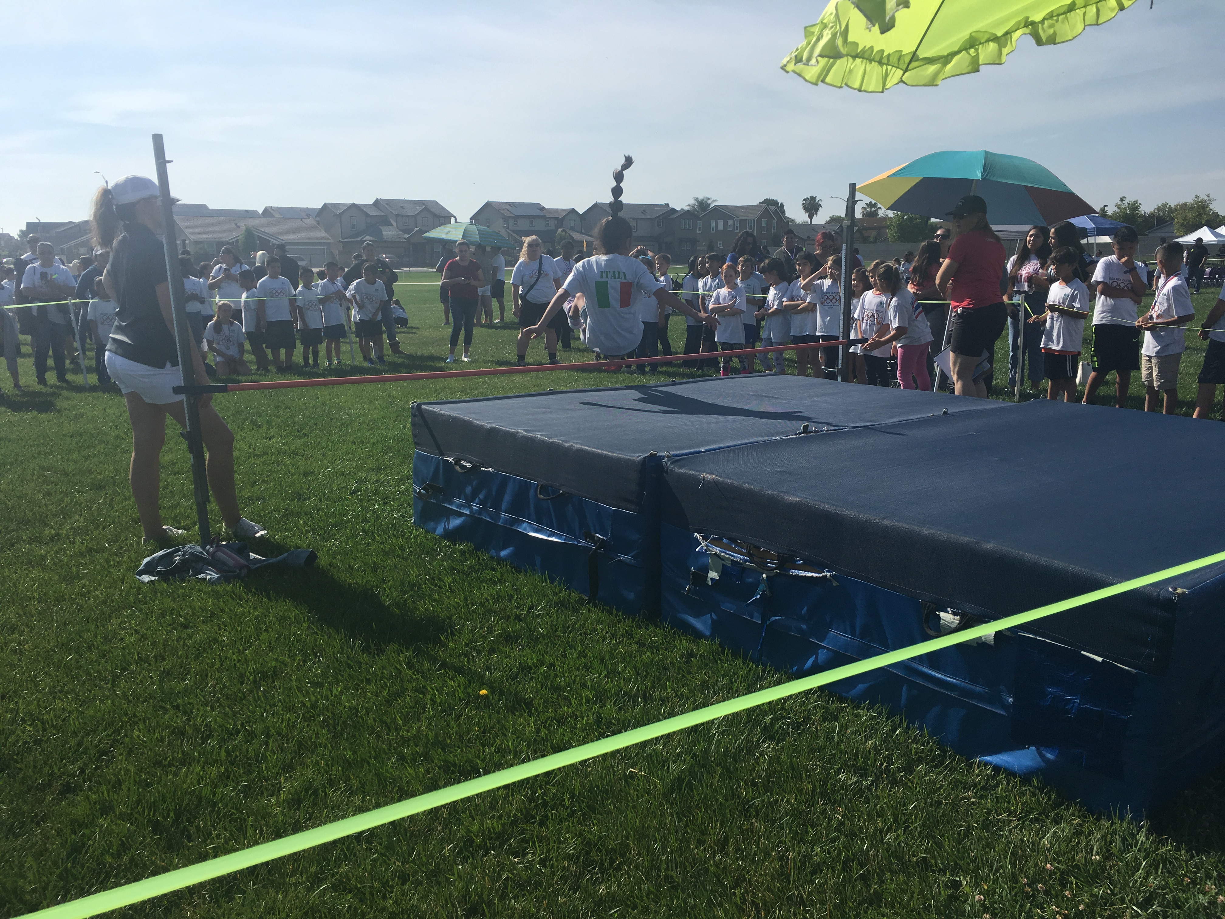 Photos of the School Olympics with the students and teachers participating