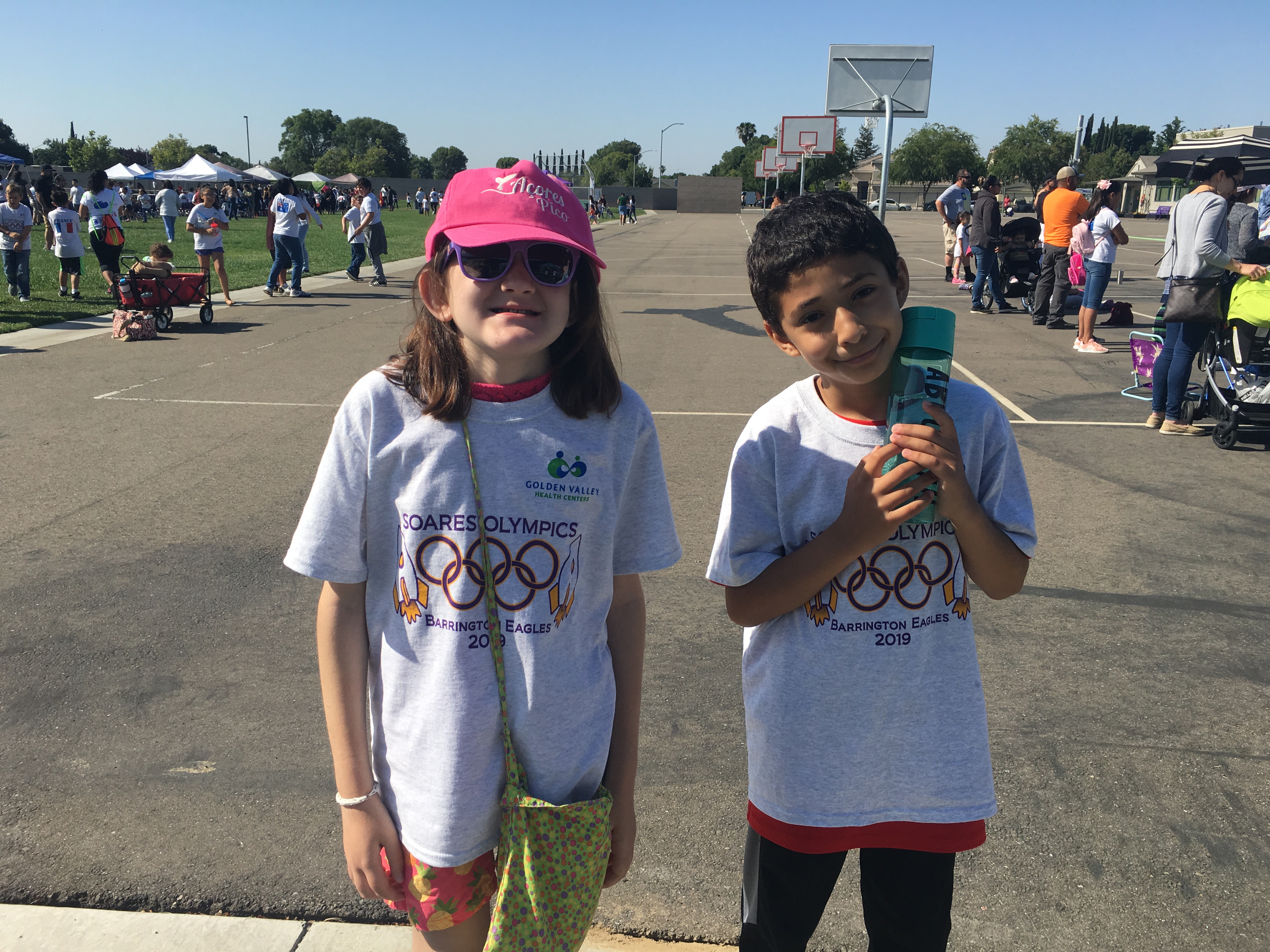 Photos of the School Olympics with the students and teachers participating