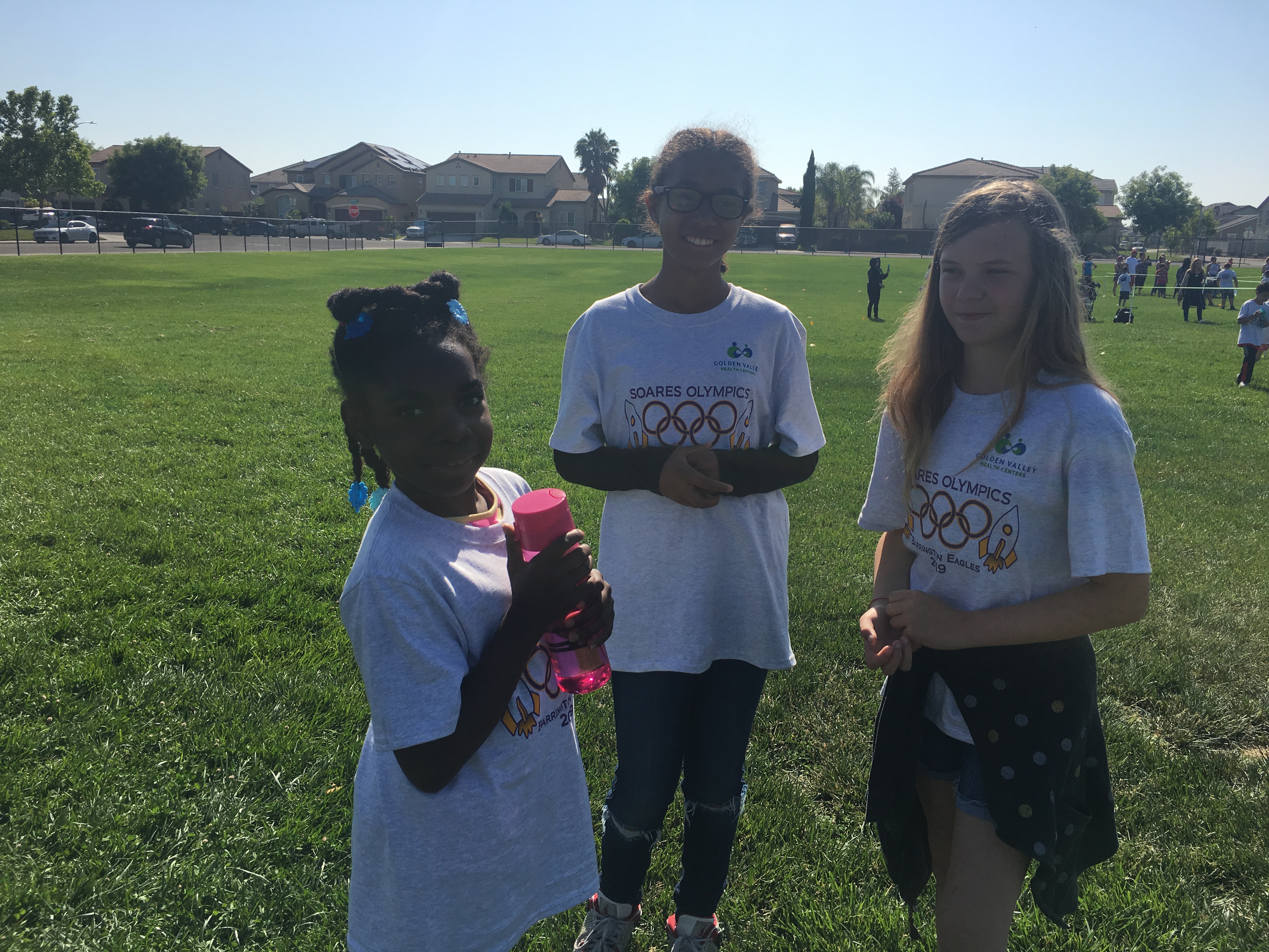 Photos of the School Olympics with the students and teachers participating