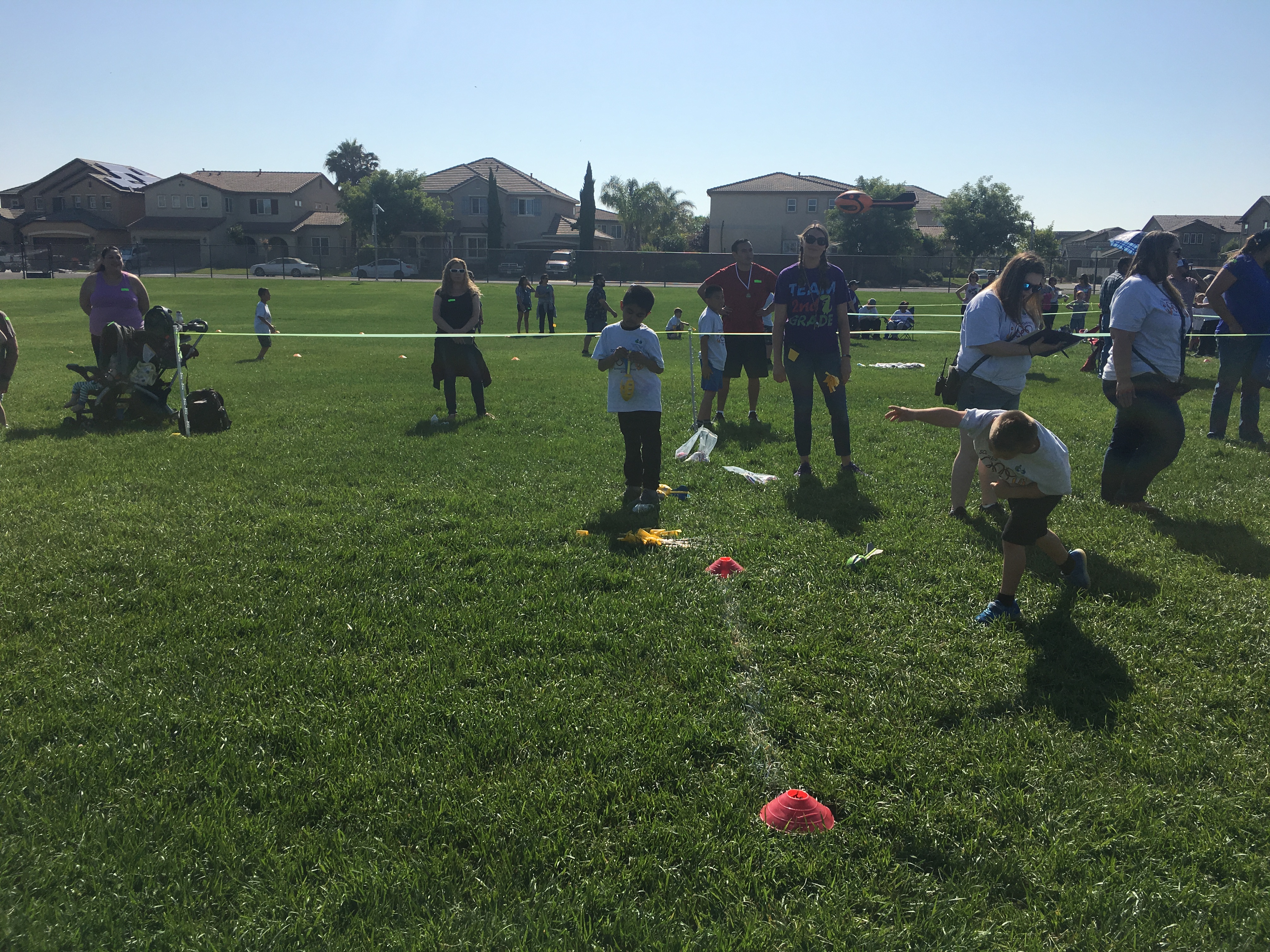 Photos of the School Olympics with the students and teachers participating