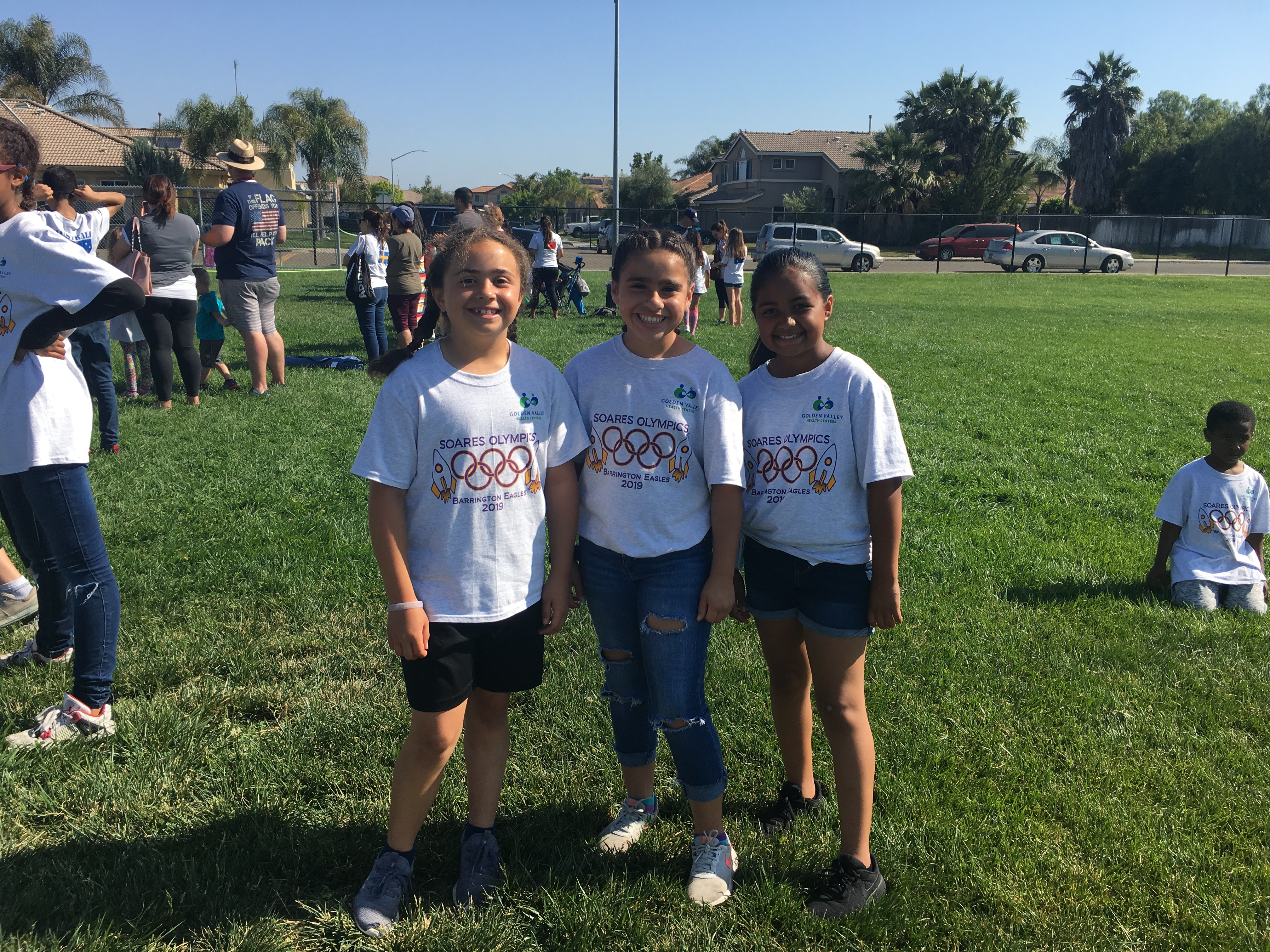 Photos of the School Olympics with the students and teachers participating