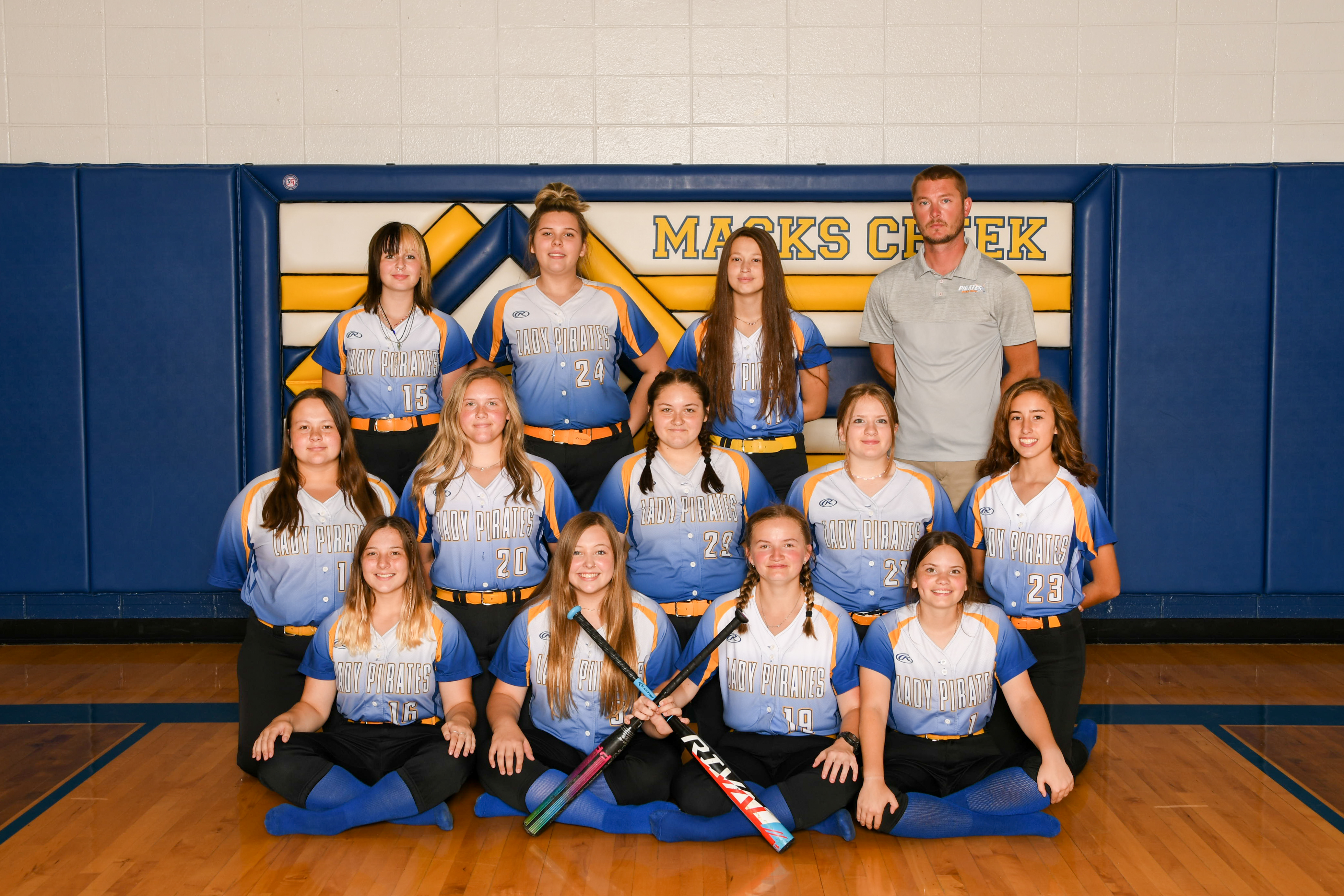 The 2021-2022 Lady Pirates Softball Team