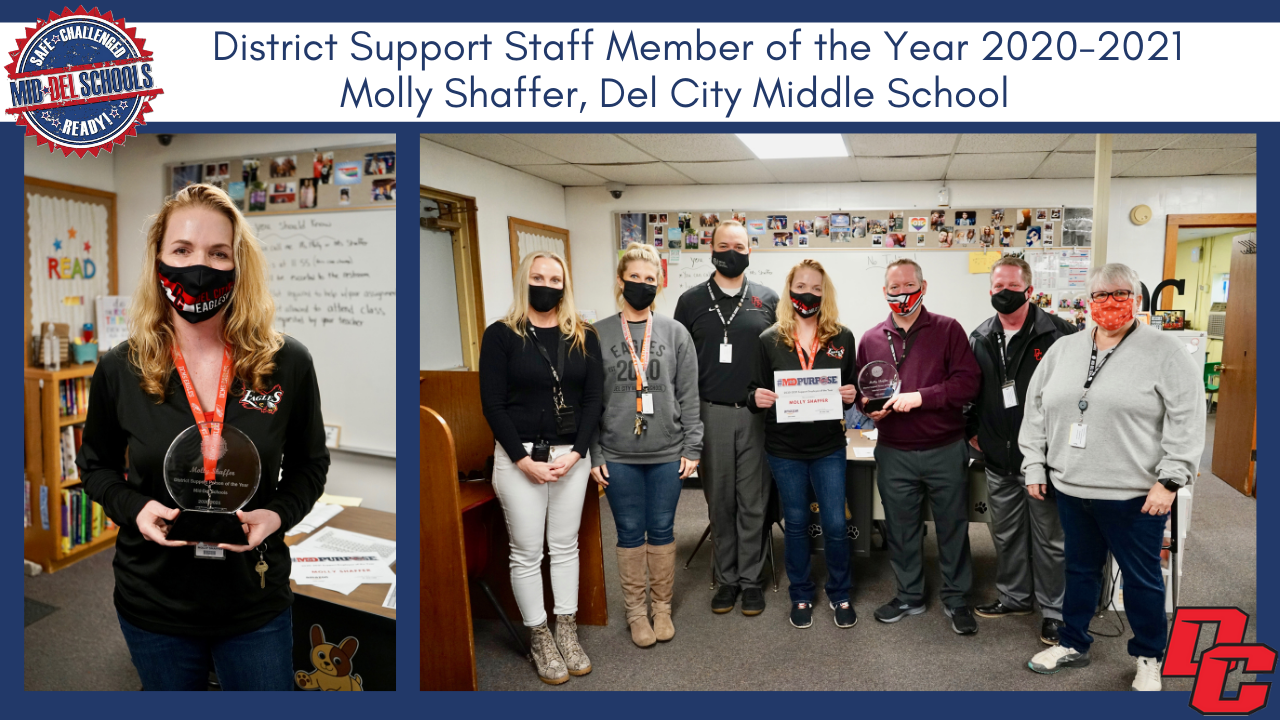 Support Staff Member Of The Year 21 Mid Del School District