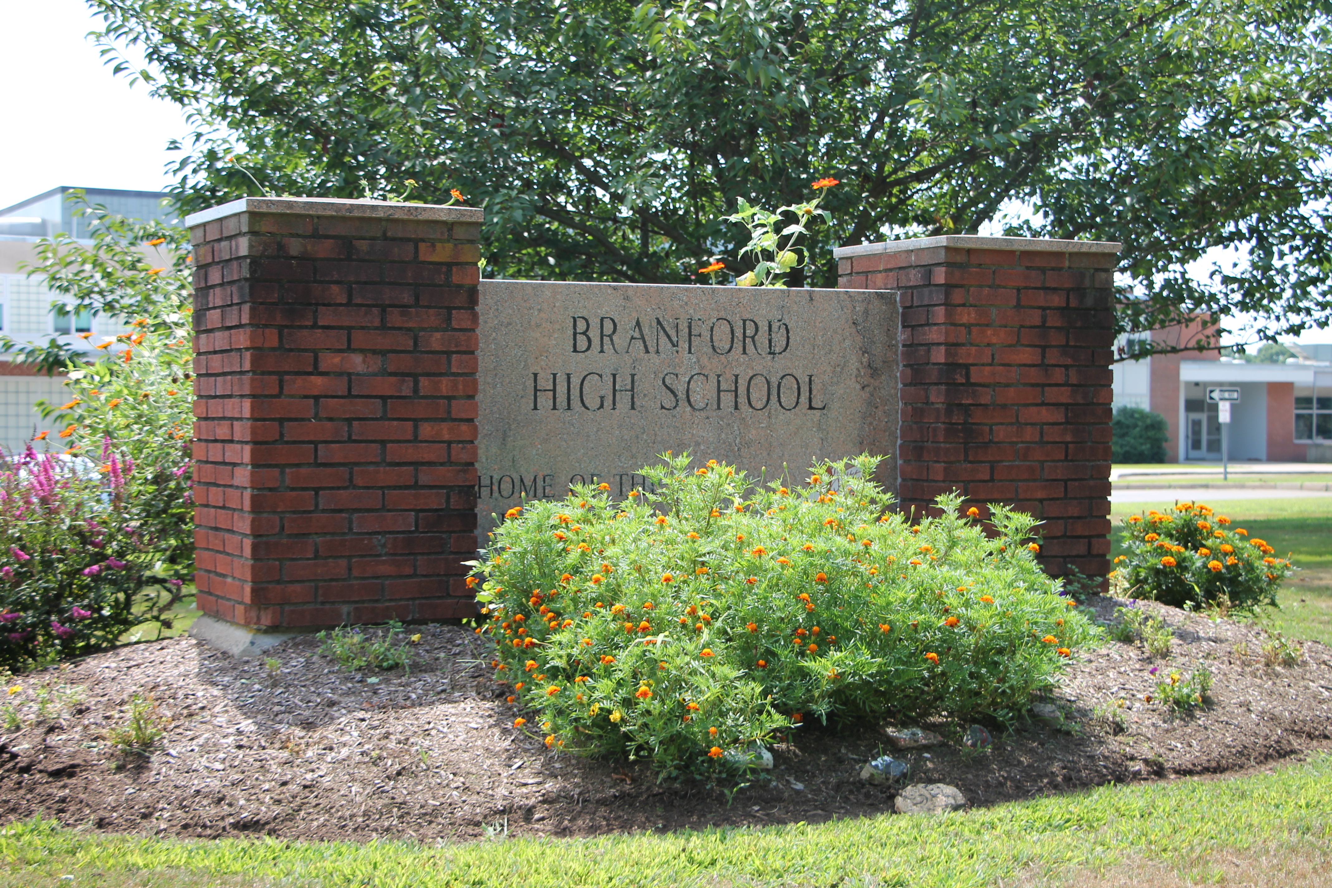 Branford High School Sign