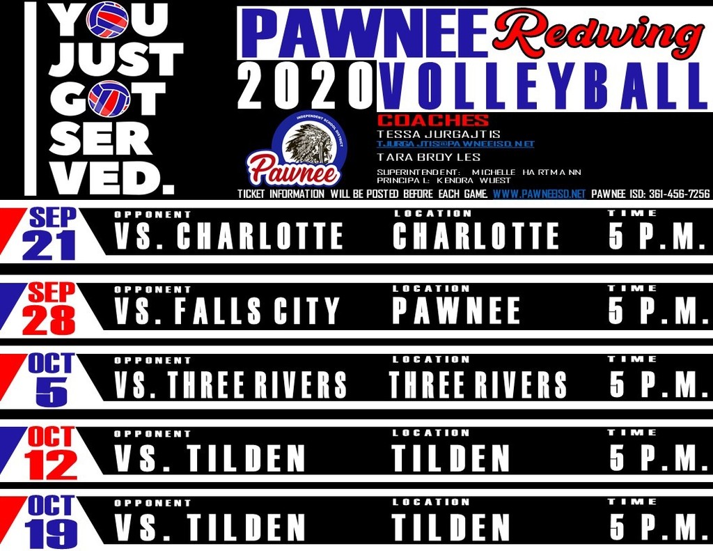 Volleyball Pawnee ISD