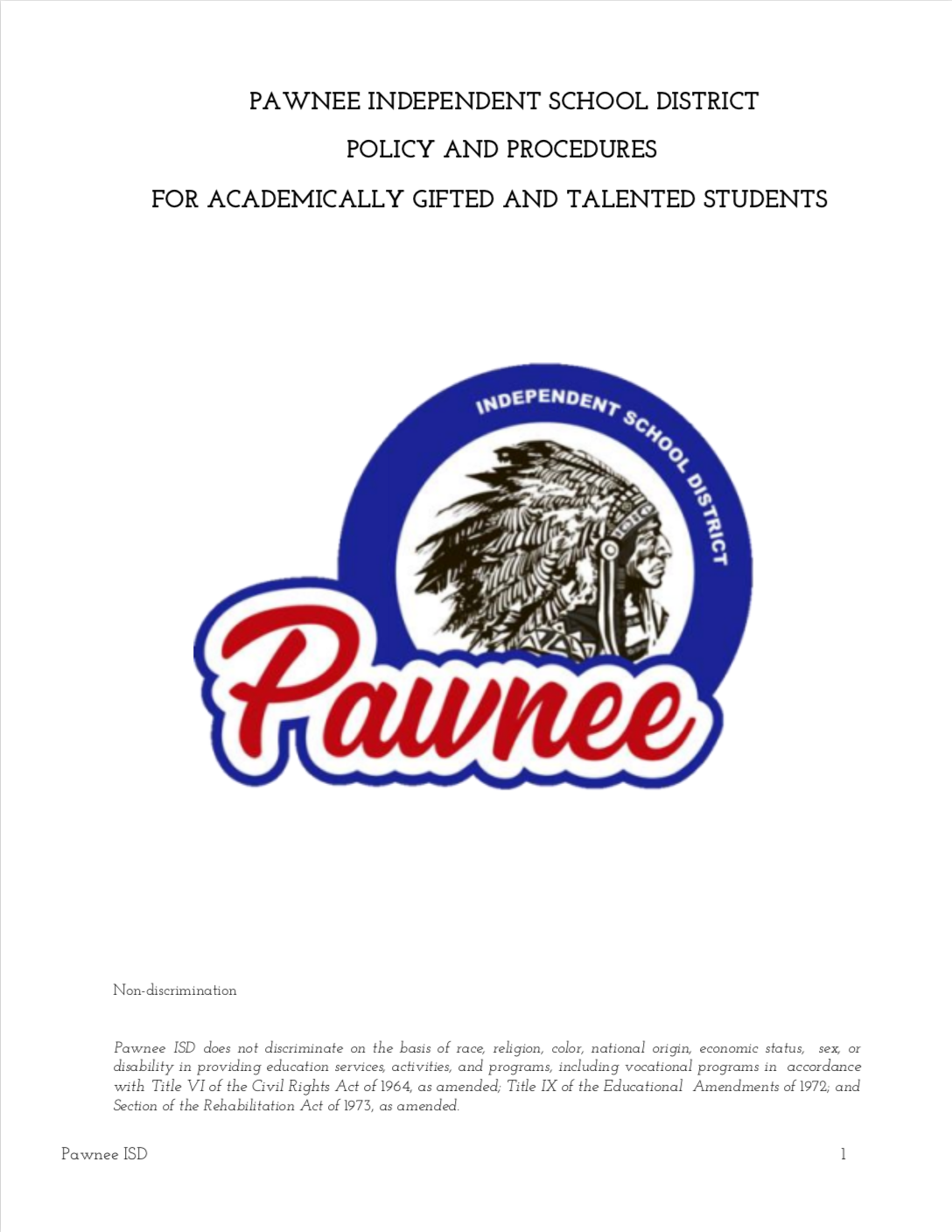 Gifted and Talented Home Page Pawnee ISD