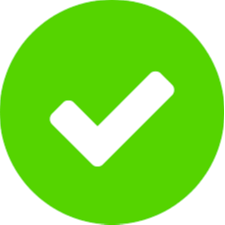 green check