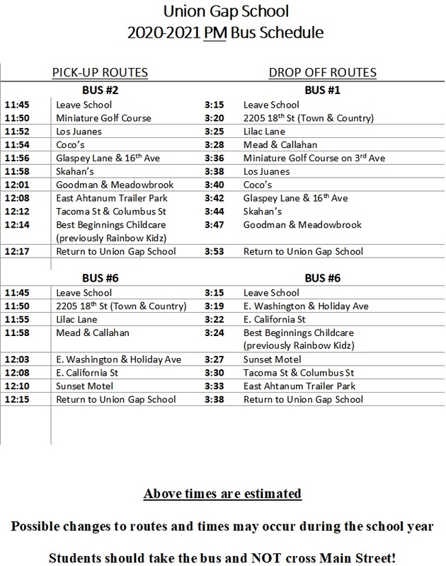 abington township school bus schedule