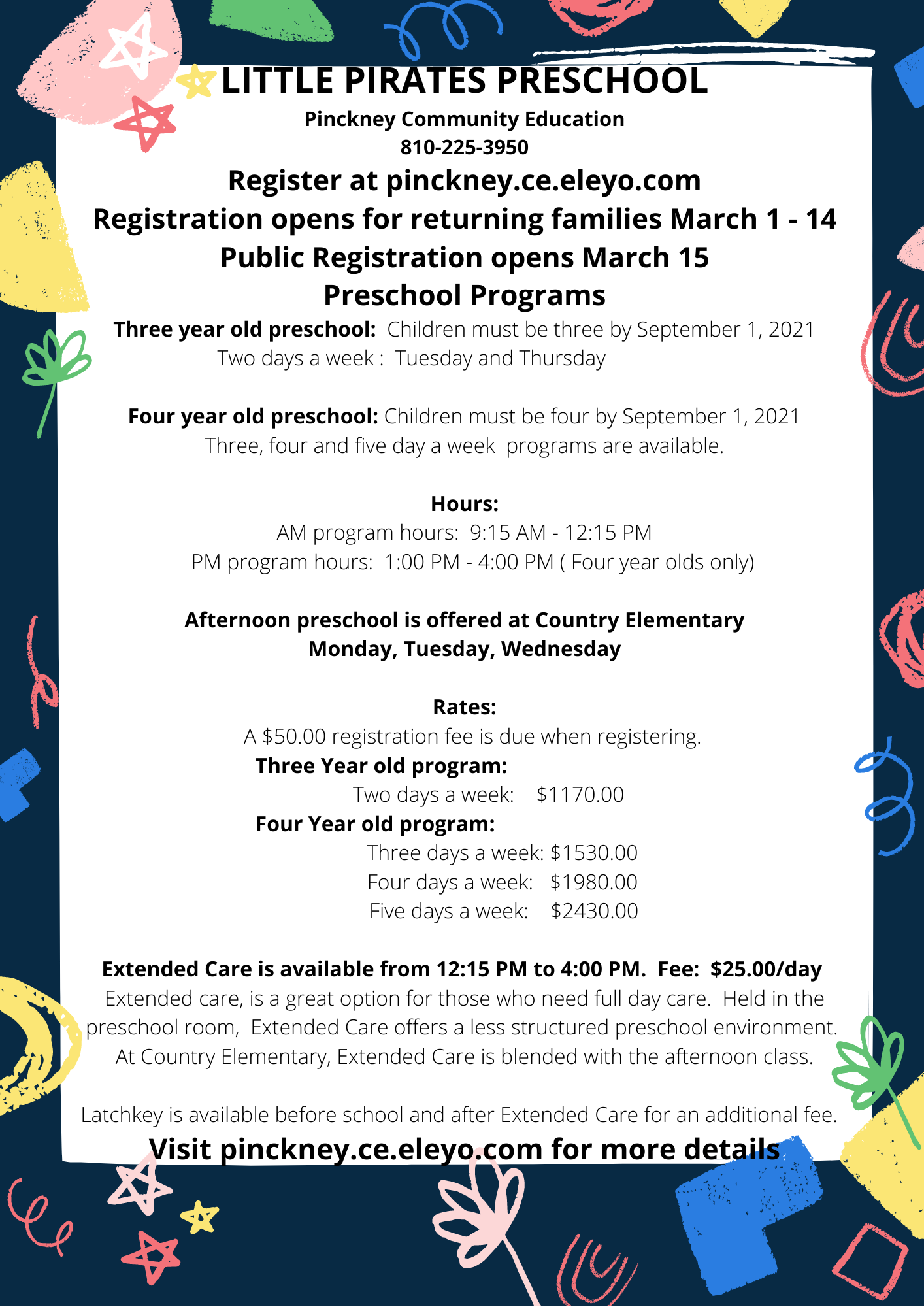 Preschool Registration