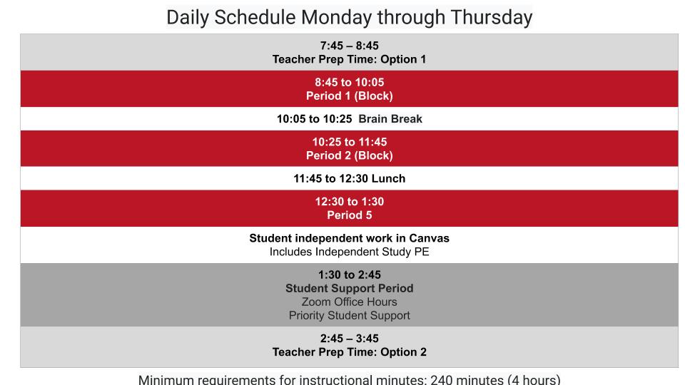 new sched
