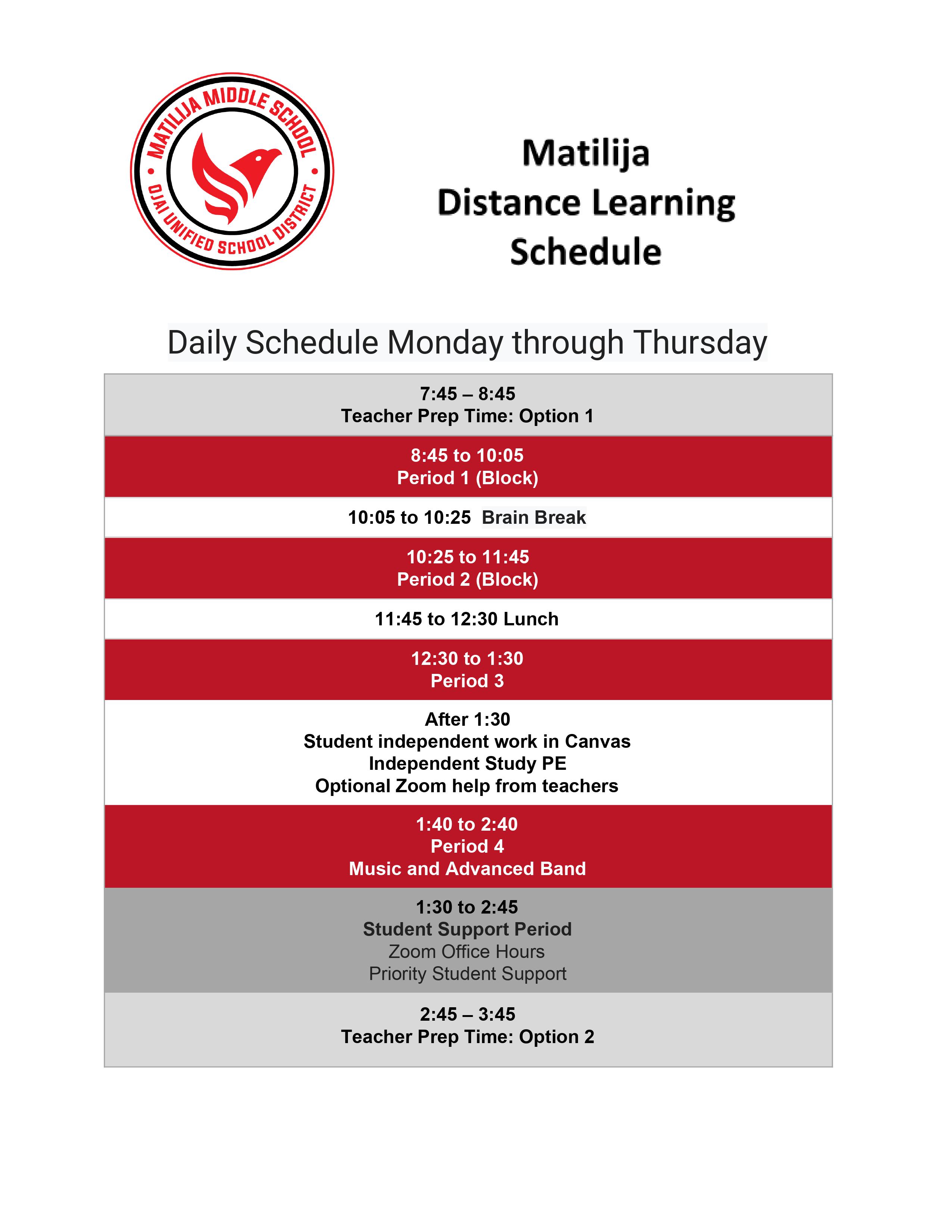 new sched