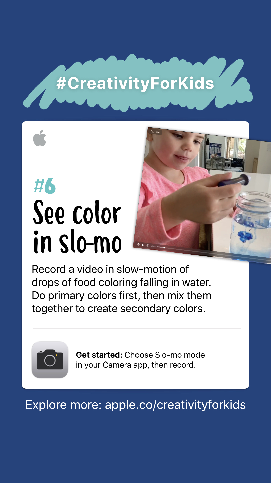 Creative activities 1-10 for kids to make with iPads