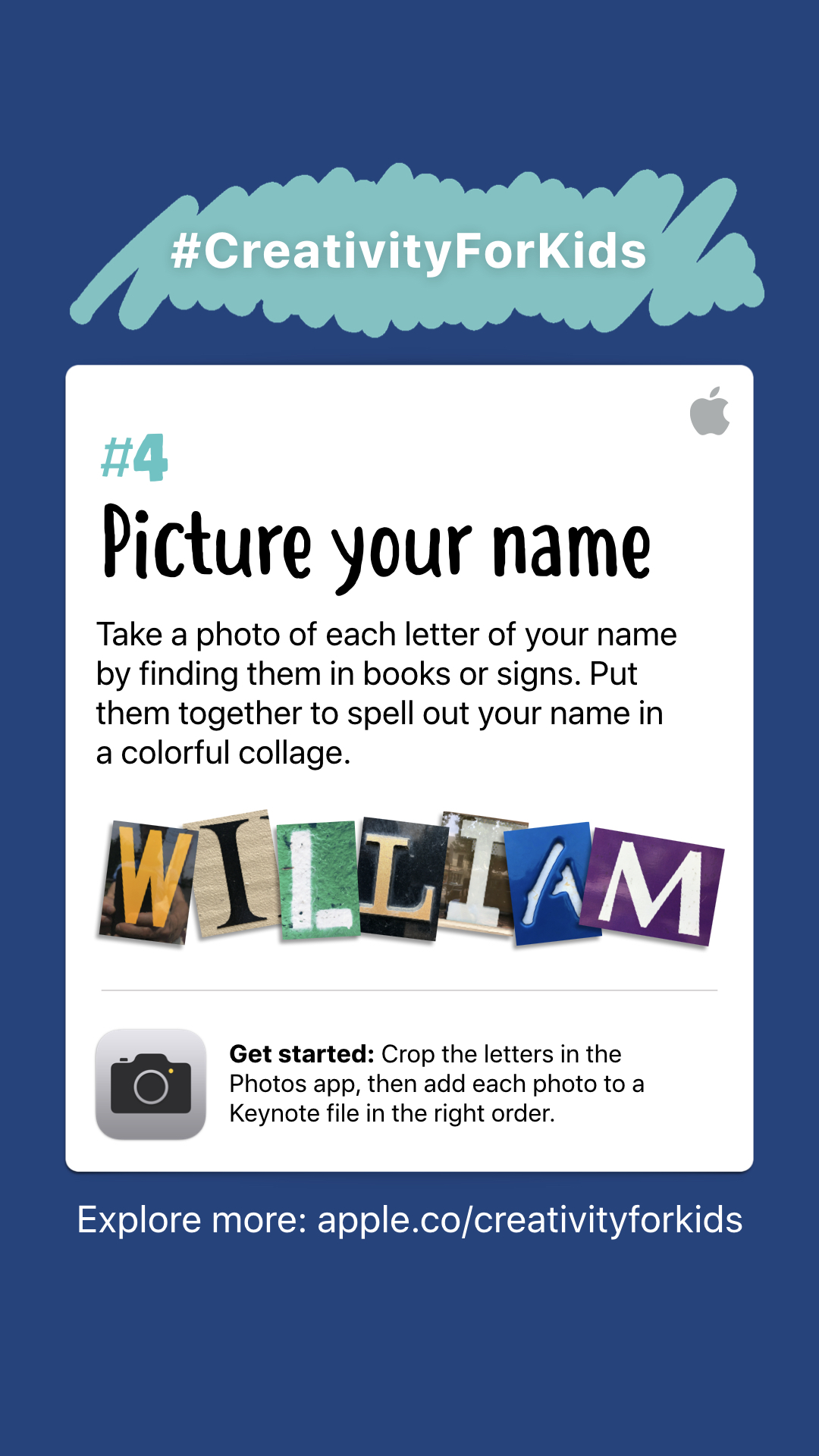 Creative activities 1-10 for kids to make with iPads