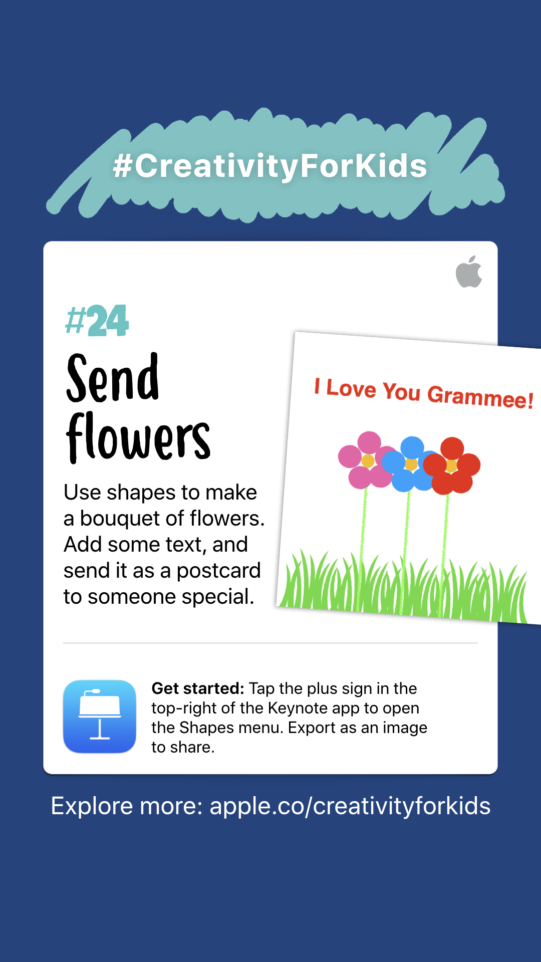 Creative activities 1-10 for kids to make with iPads