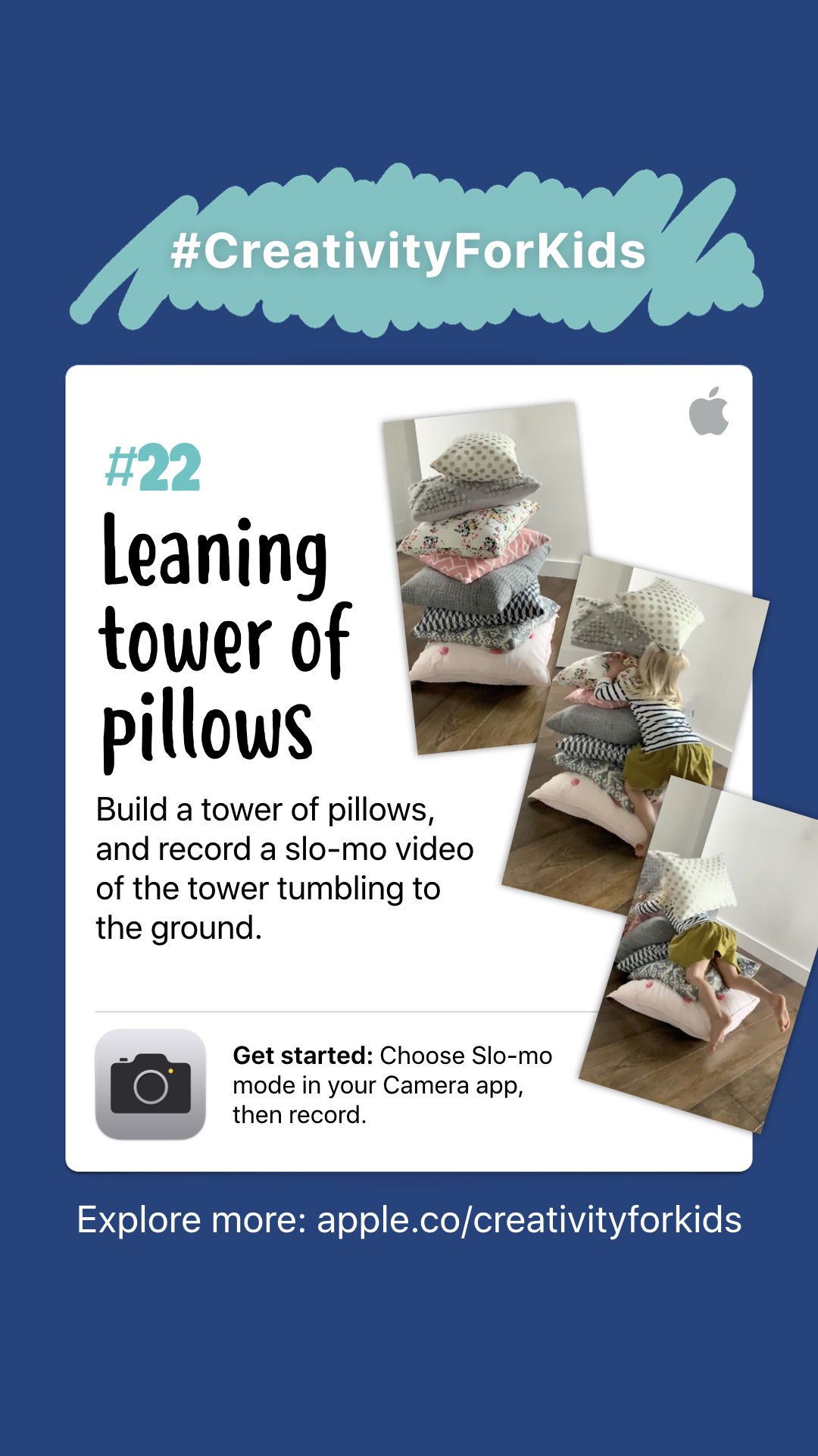 Creative activities 1-10 for kids to make with iPads