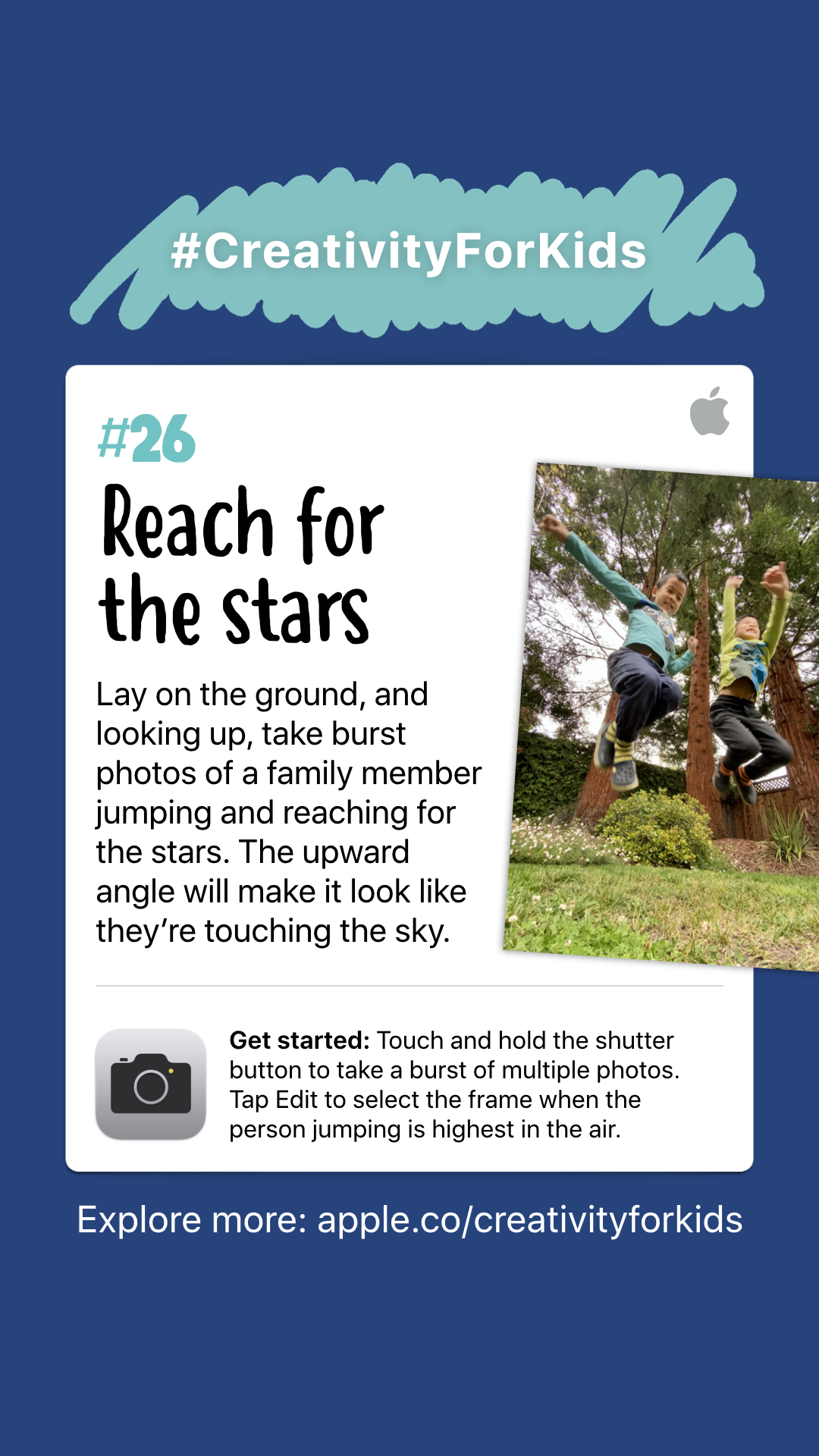Creative activities 1-10 for kids to make with iPads